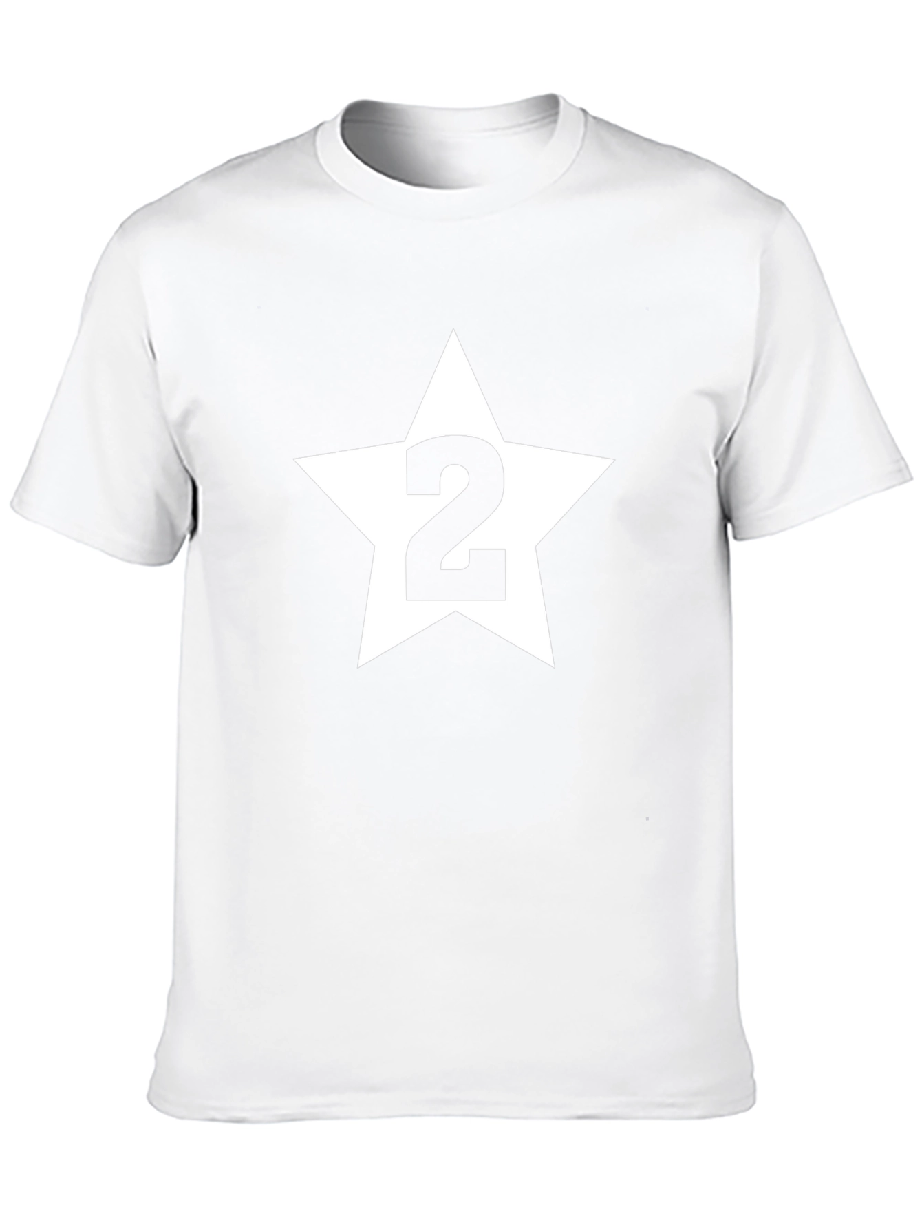 Star Number Two Black T-Shirt