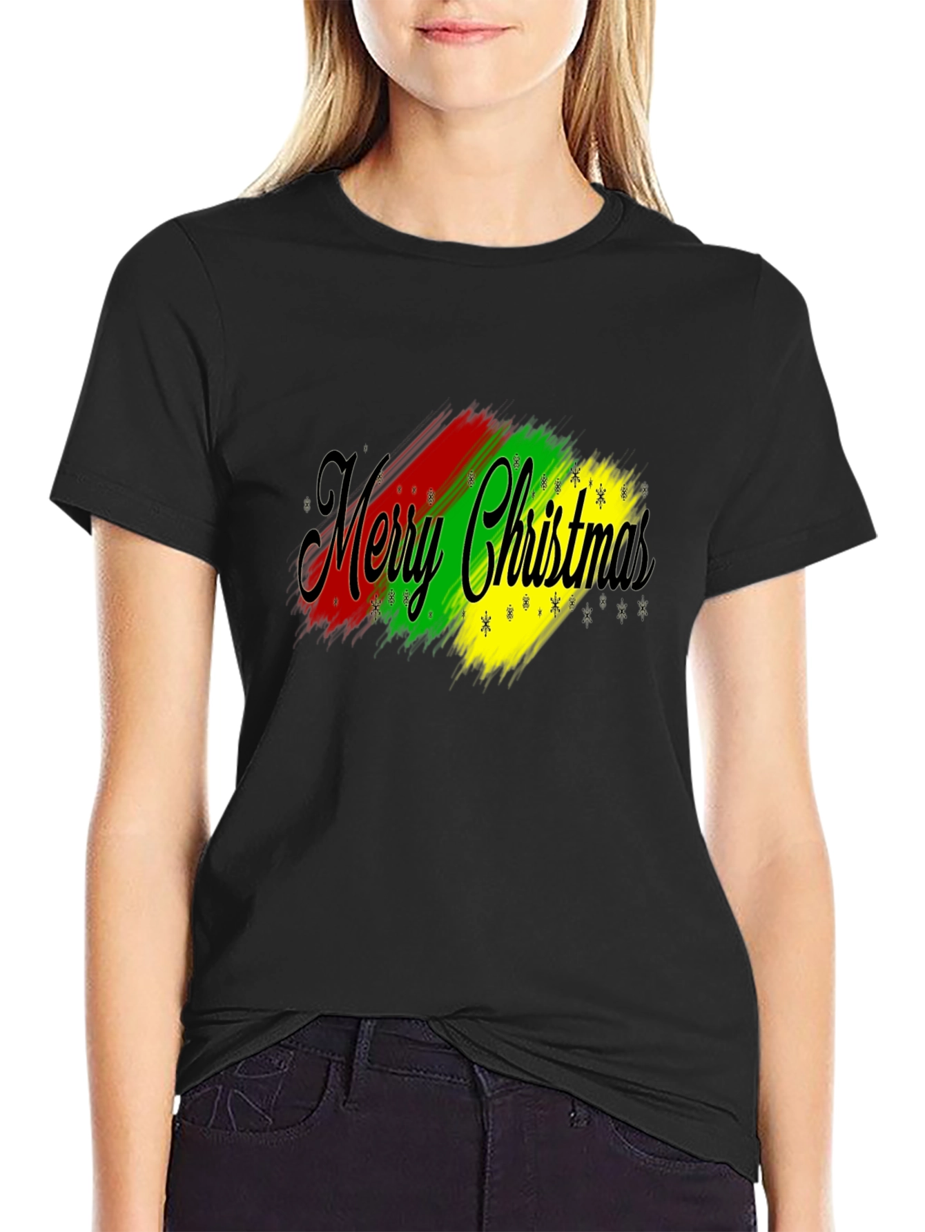 Merry Christmas Graphic T-Shirt - Holiday Festive Tee
