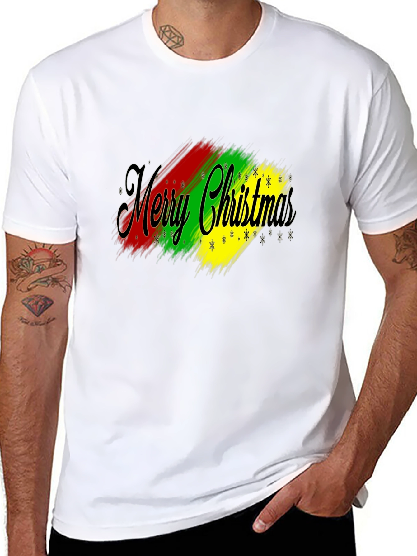Merry Christmas Graphic T-Shirt - Holiday Festive Tee