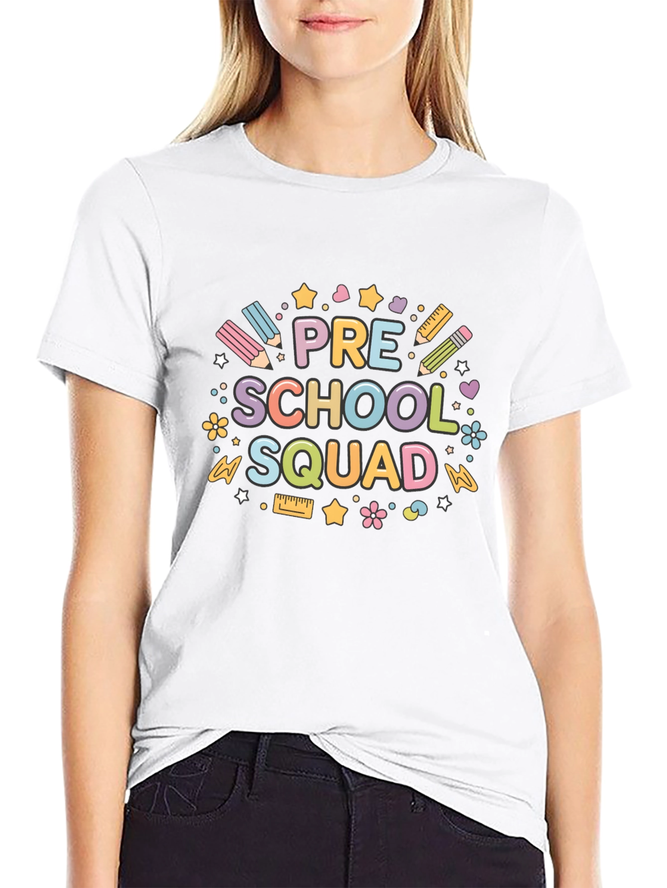 Preschool Squad Graphic Tee - Back to School Shirt
