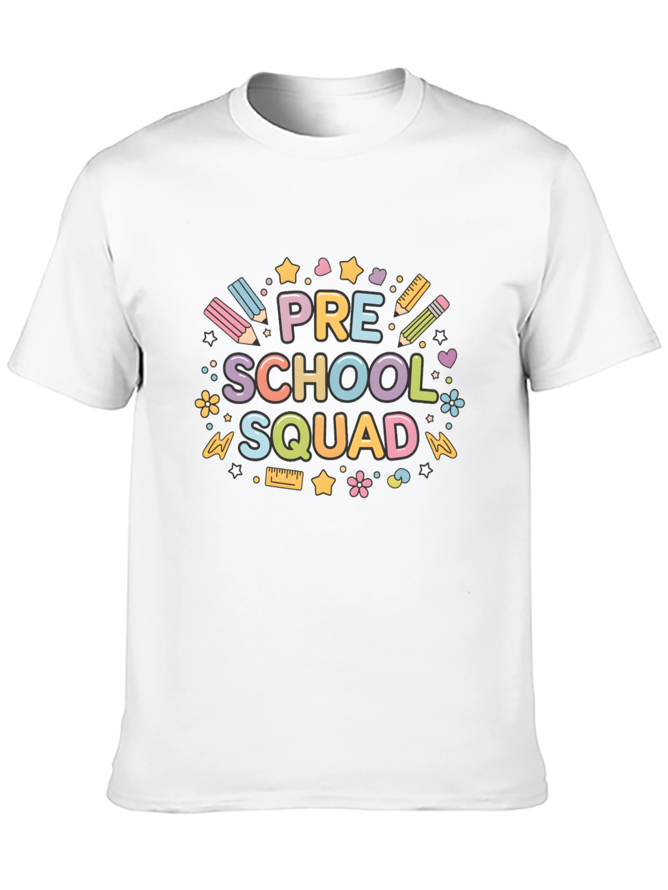 Preschool Squad Graphic Tee - Back to School Shirt
