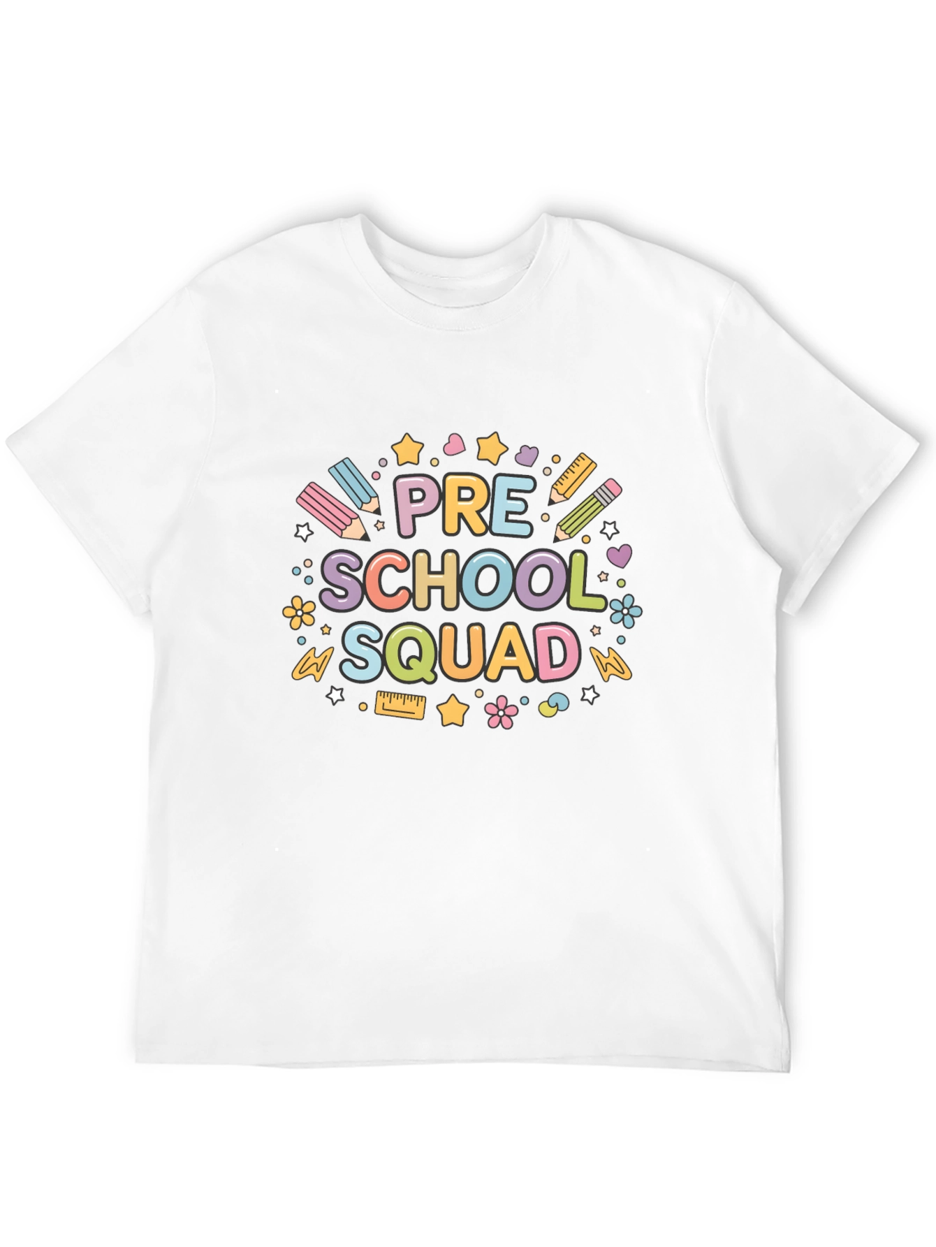 Preschool Squad Graphic Tee - Back to School Shirt