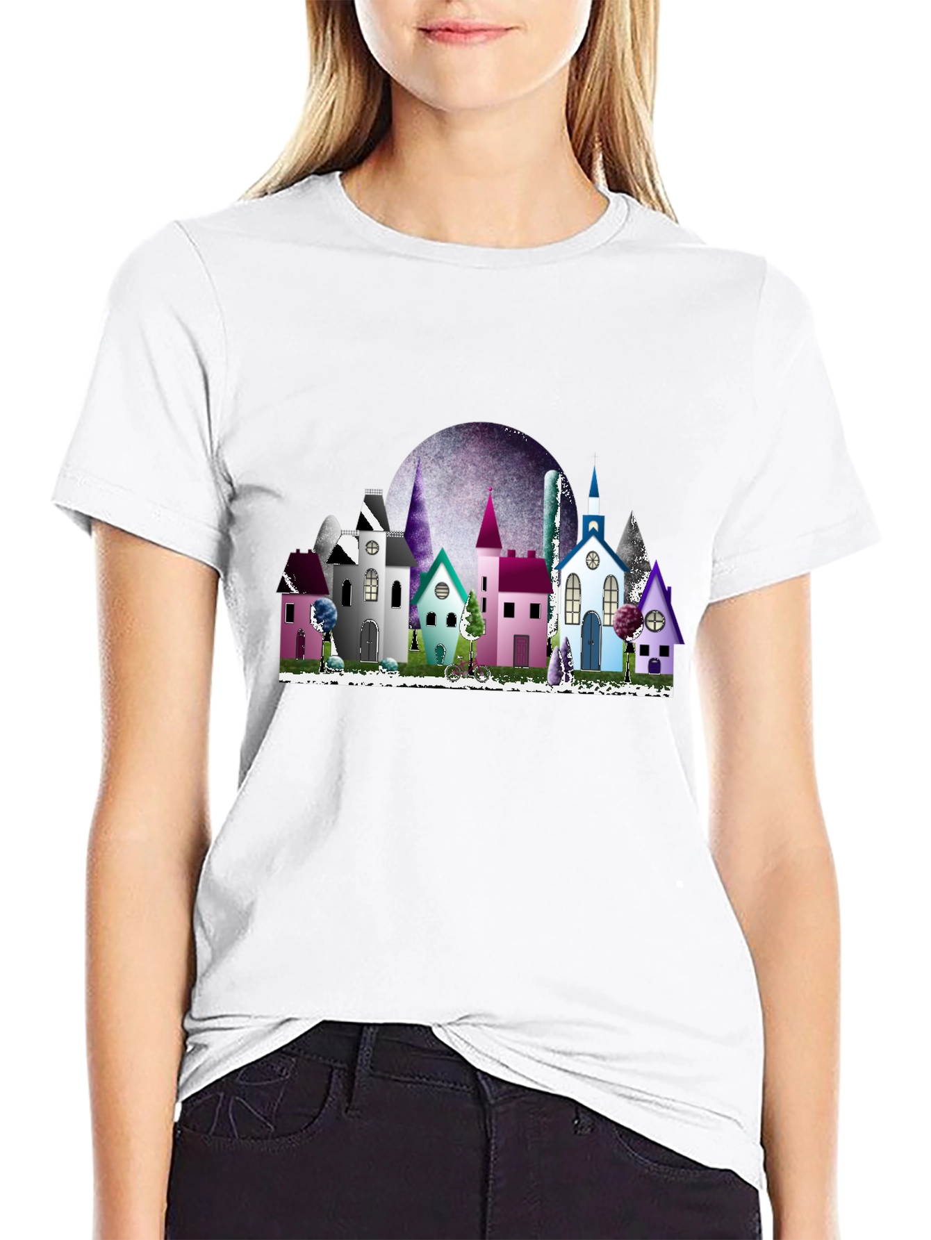 Cityscape T-Shirt - Stylish Graphic Tee