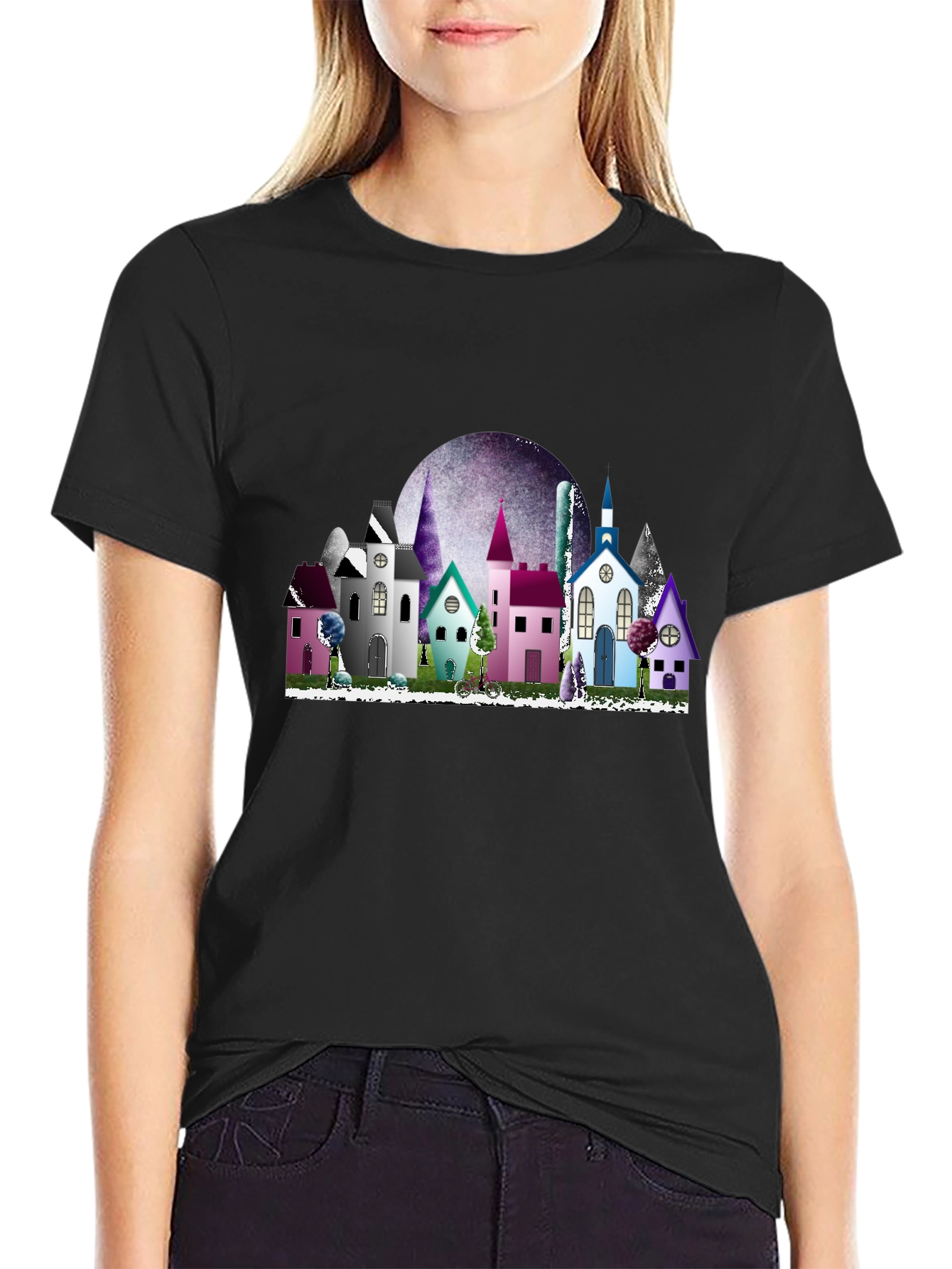 Cityscape T-Shirt - Stylish Graphic Tee