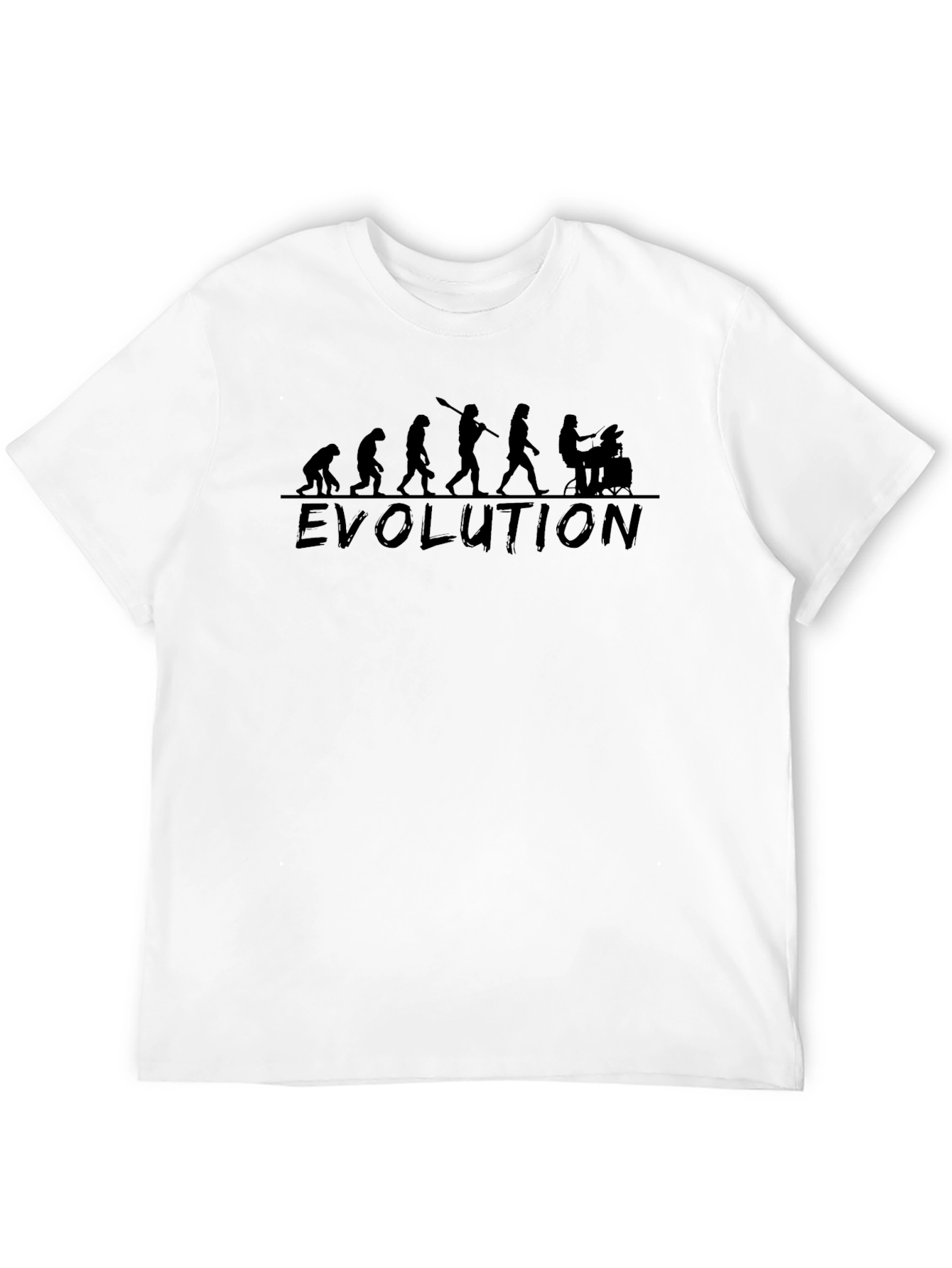 Evolution Drummer T-Shirt - Black Cotton