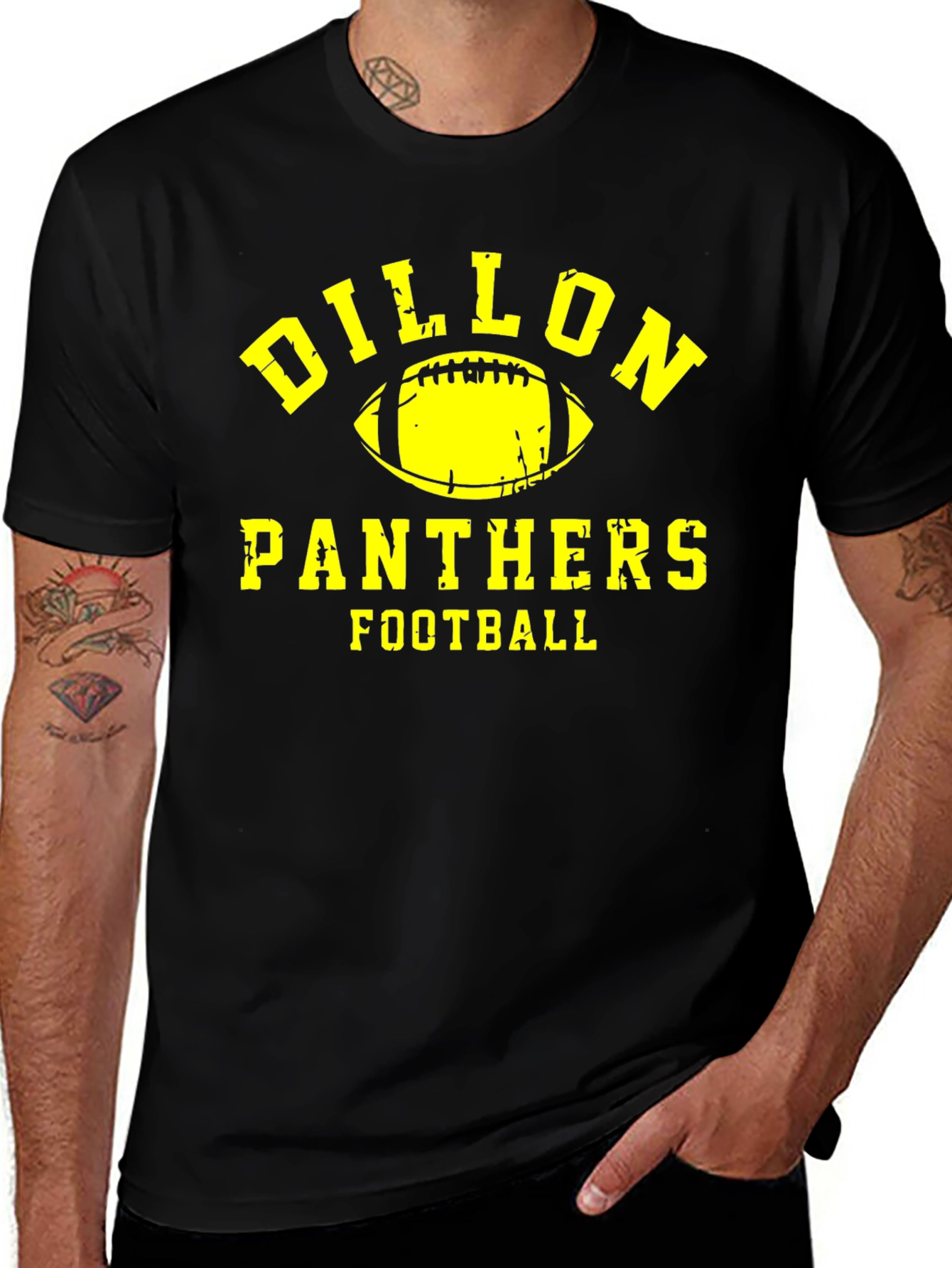 Dillon Panthers Football T-Shirt - Classic Design