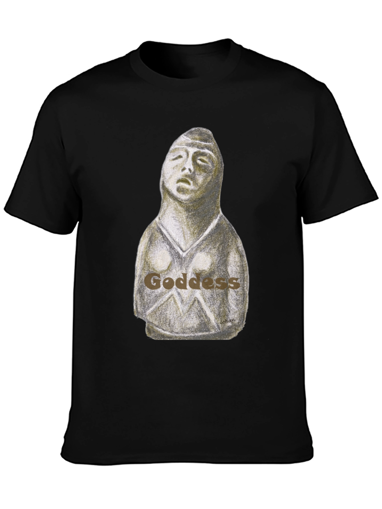 Goddess Graphic Print T-Shirt