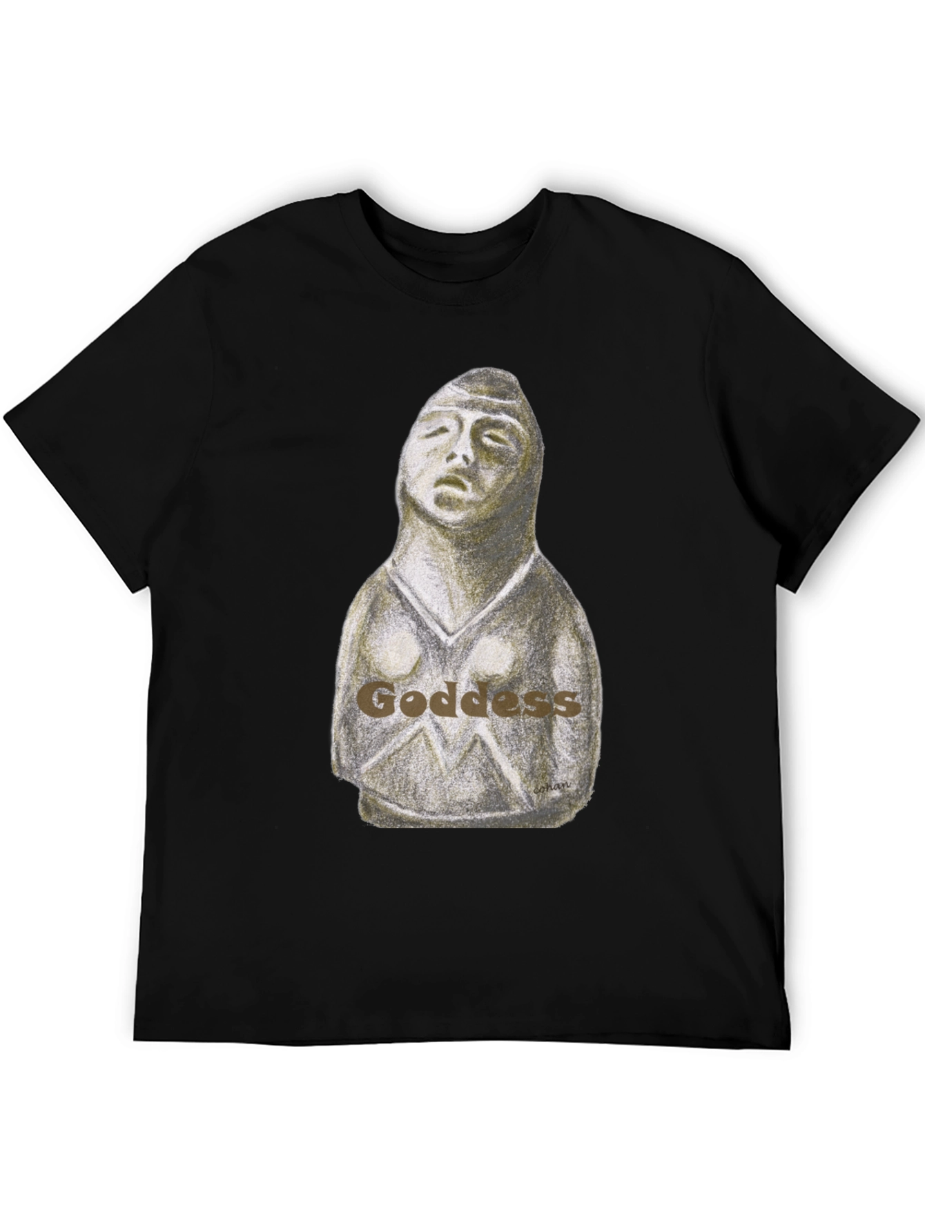 Goddess Graphic Print T-Shirt