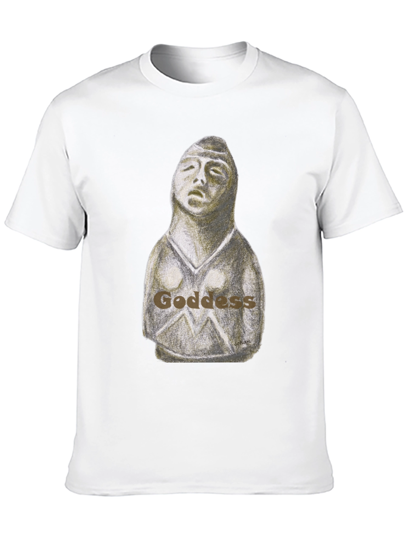 Goddess Graphic Print T-Shirt