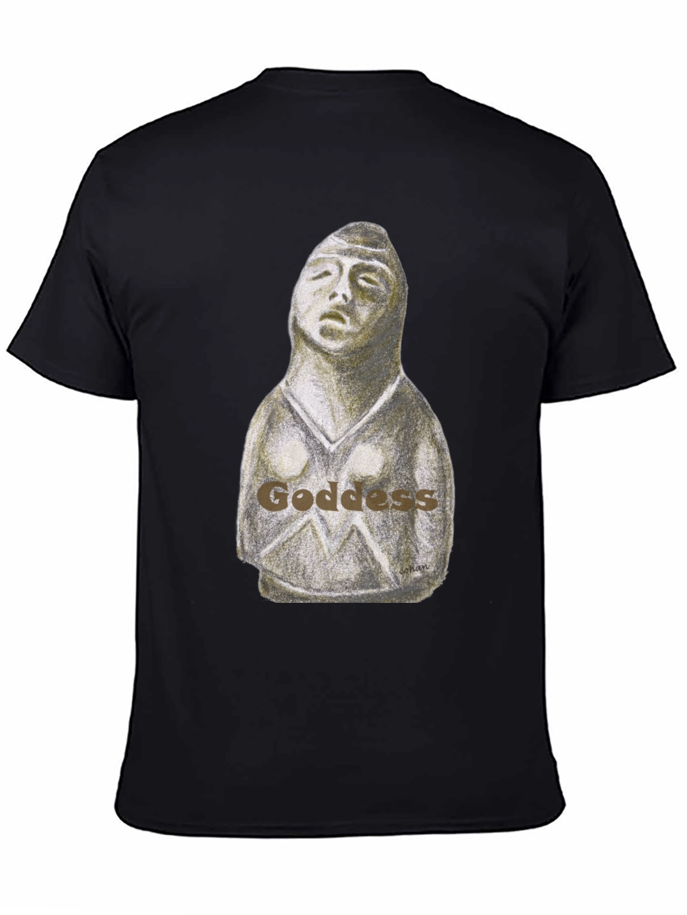 Goddess Graphic Print T-Shirt