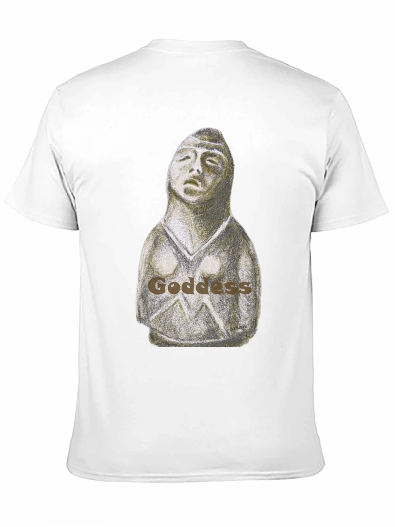 Goddess Graphic Print T-Shirt