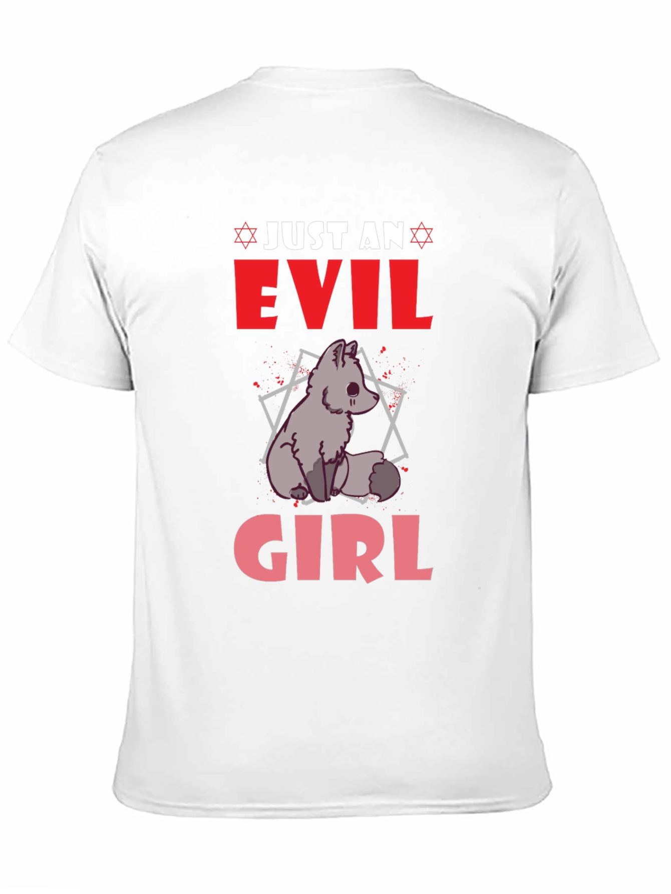 Evil Girl Graphic T-Shirt - Black