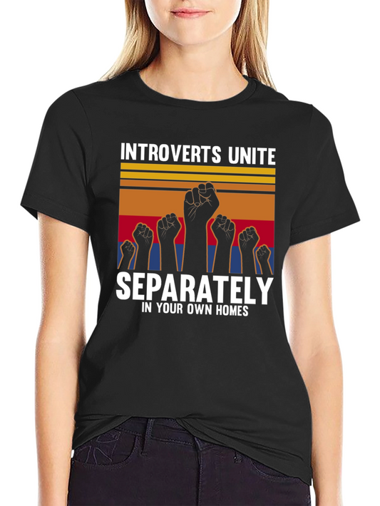 Introverts Unite Graphic T-Shirt