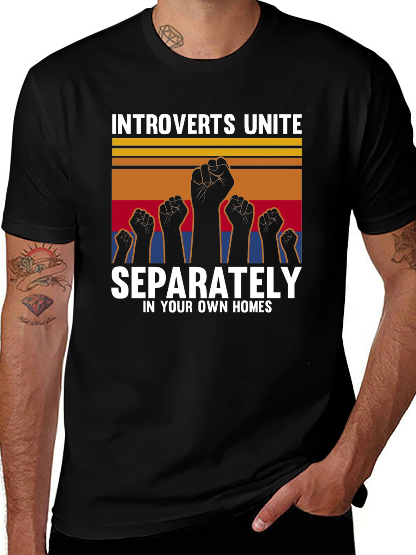 Introverts Unite Graphic T-Shirt