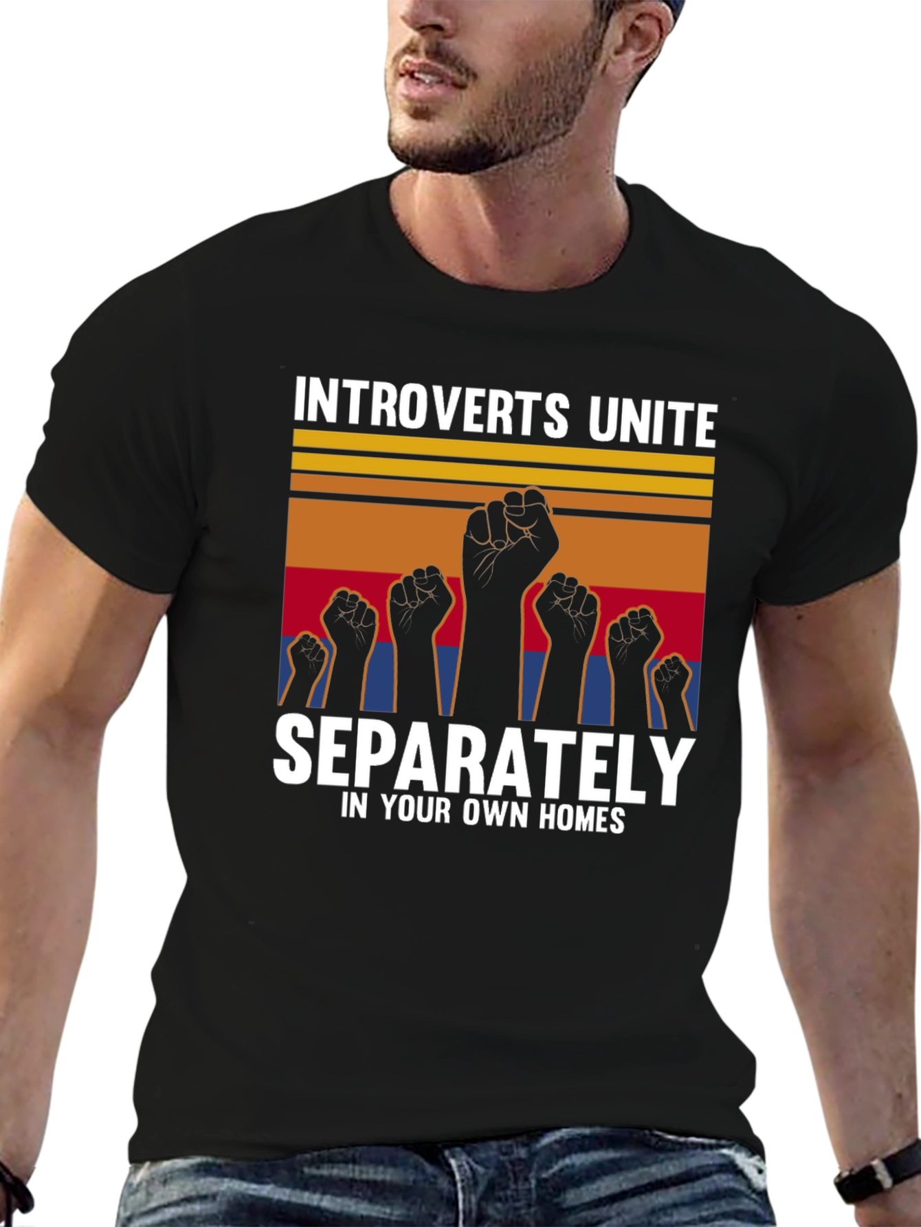 Introverts Unite Graphic T-Shirt