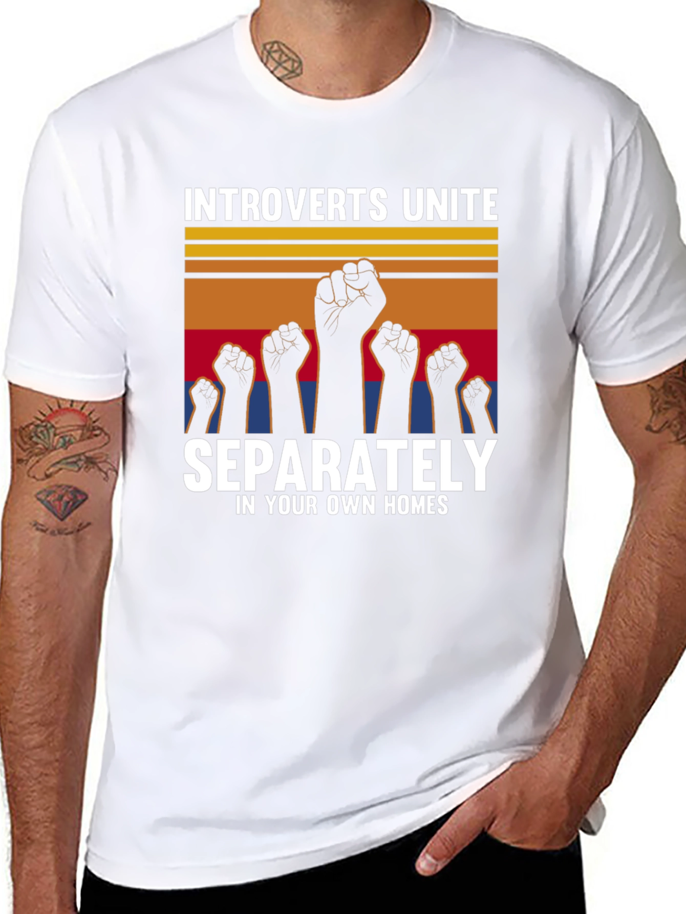 Introverts Unite Graphic T-Shirt