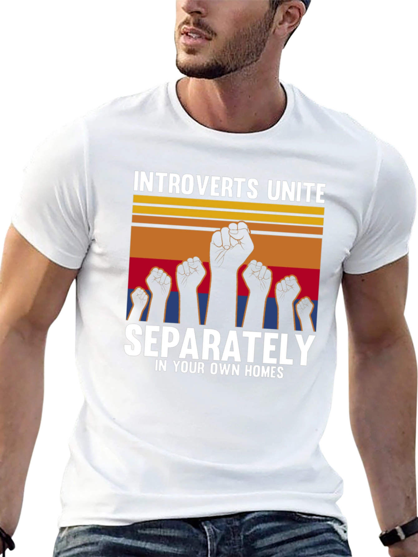 Introverts Unite Graphic T-Shirt