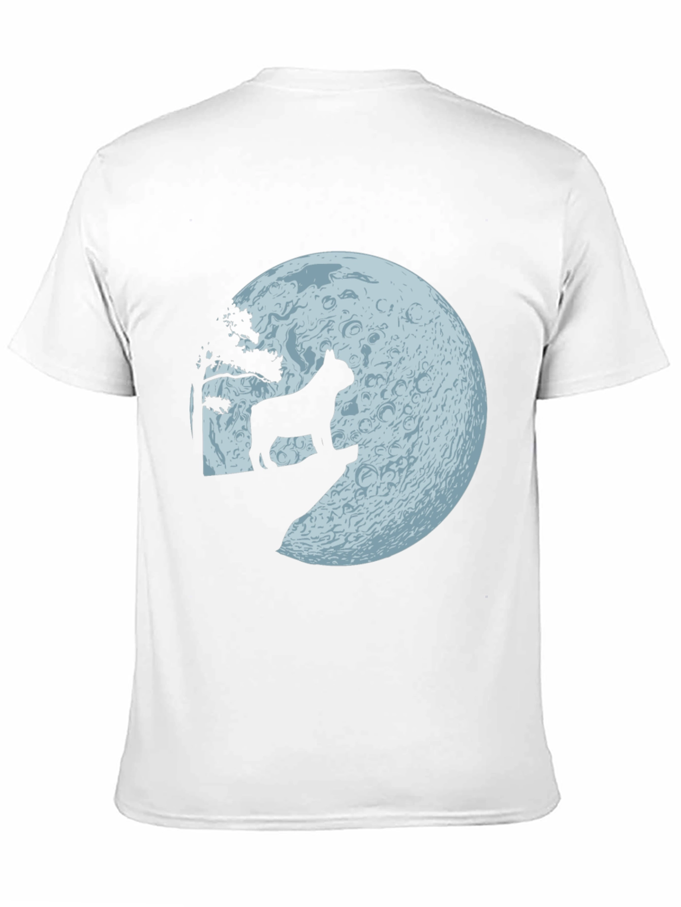 Dog Howling at Moon Graphic Tee