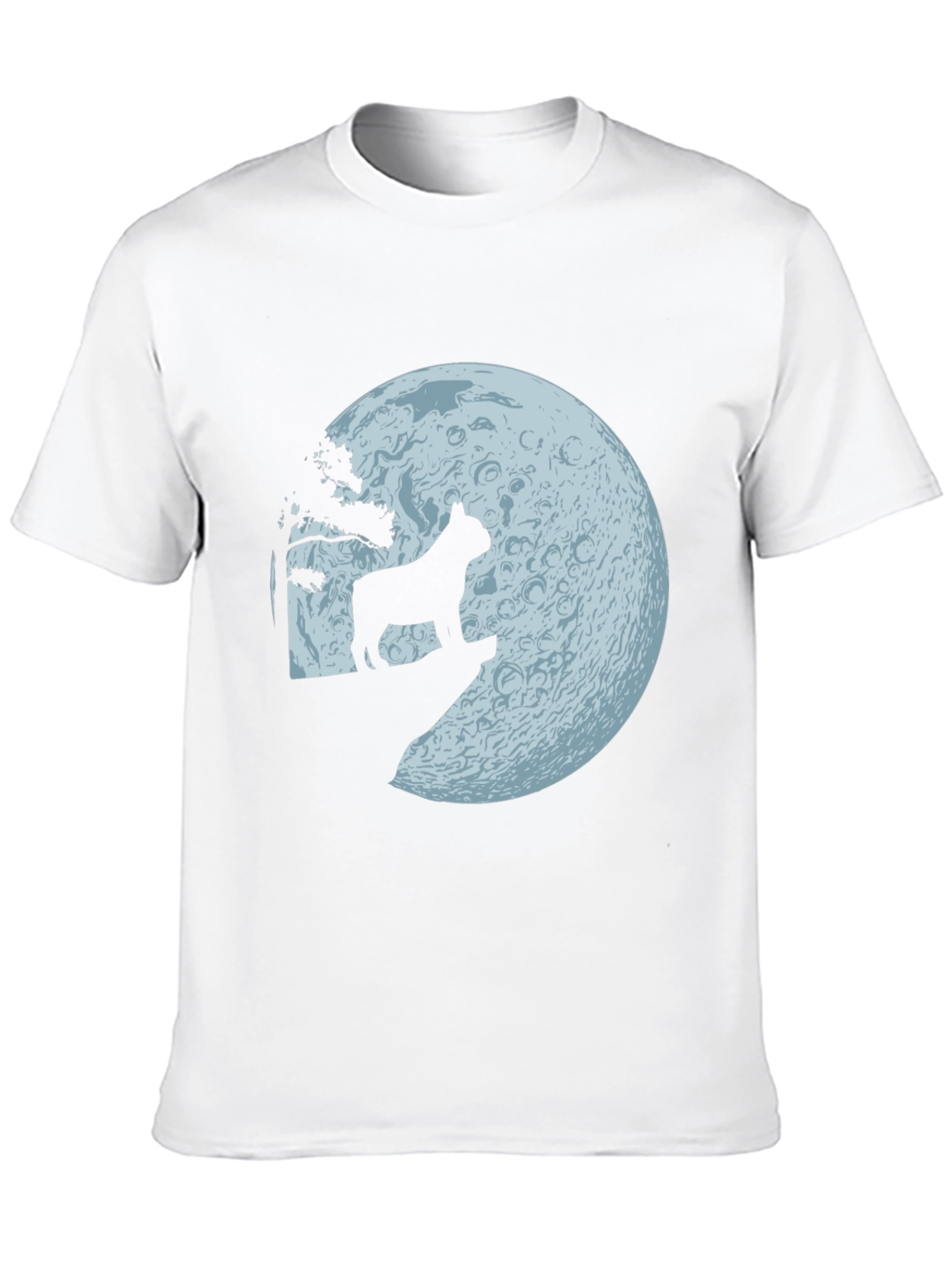 Dog Howling at Moon Graphic Tee
