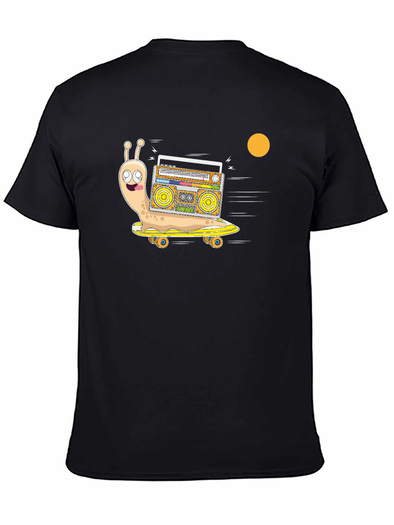 Snail Skateboard Boombox T-Shirt