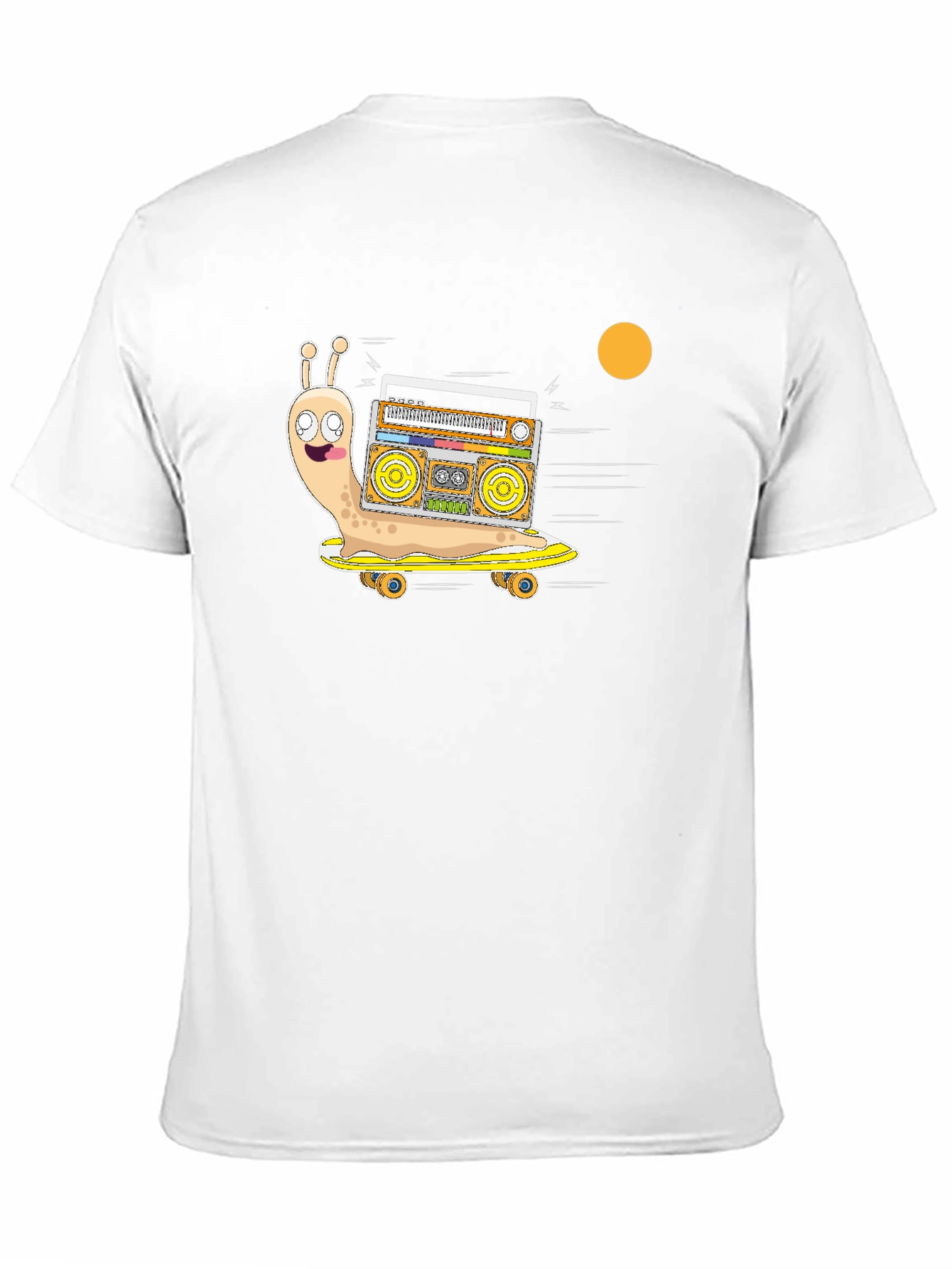 Snail Skateboard Boombox T-Shirt