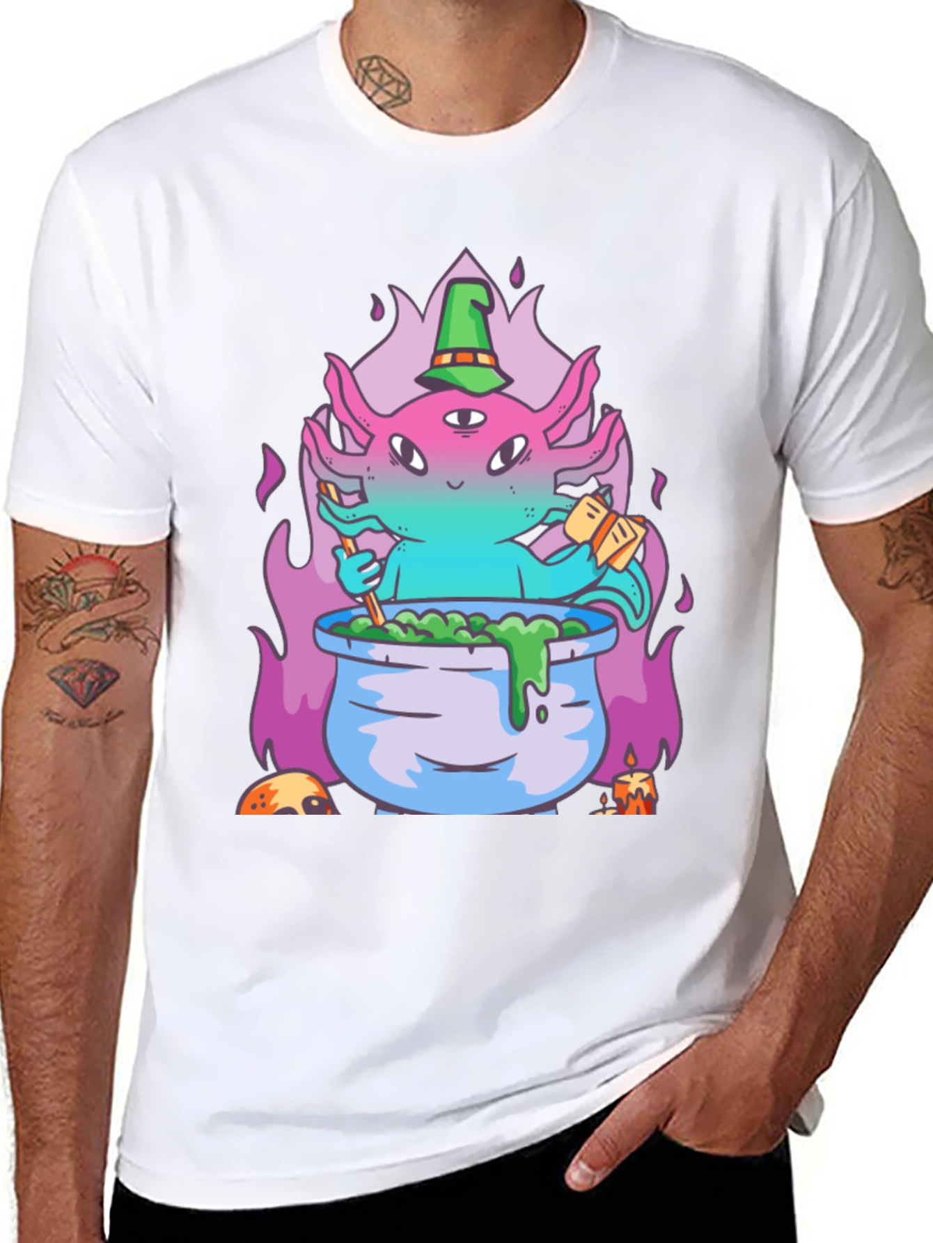 Witchy Axolotl Brew T-Shirt