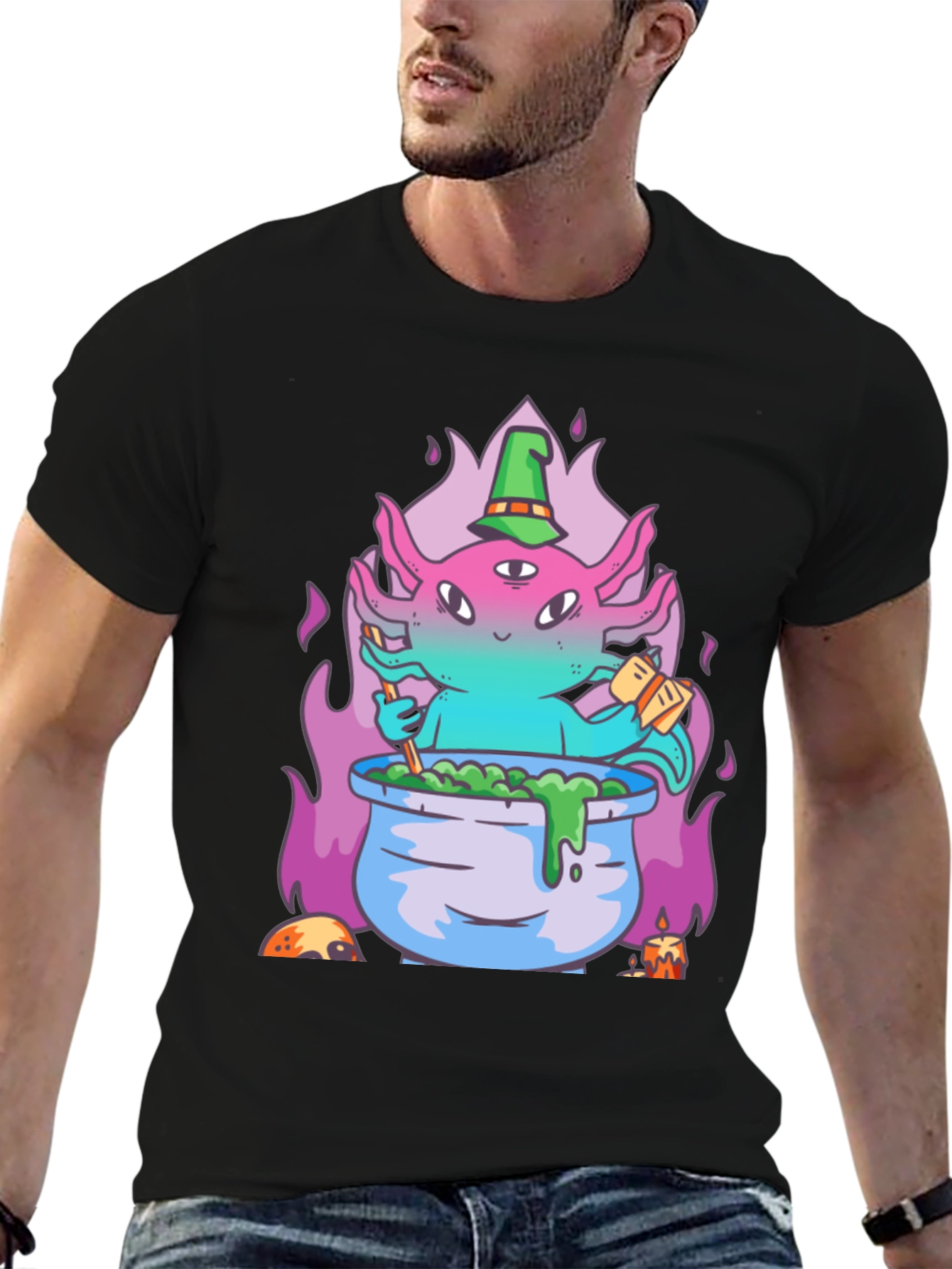 Witchy Axolotl Brew T-Shirt