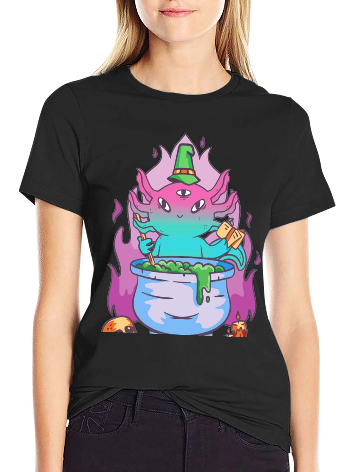 Witchy Axolotl Brew T-Shirt