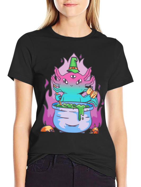 Witchy Axolotl Brew T-Shirt