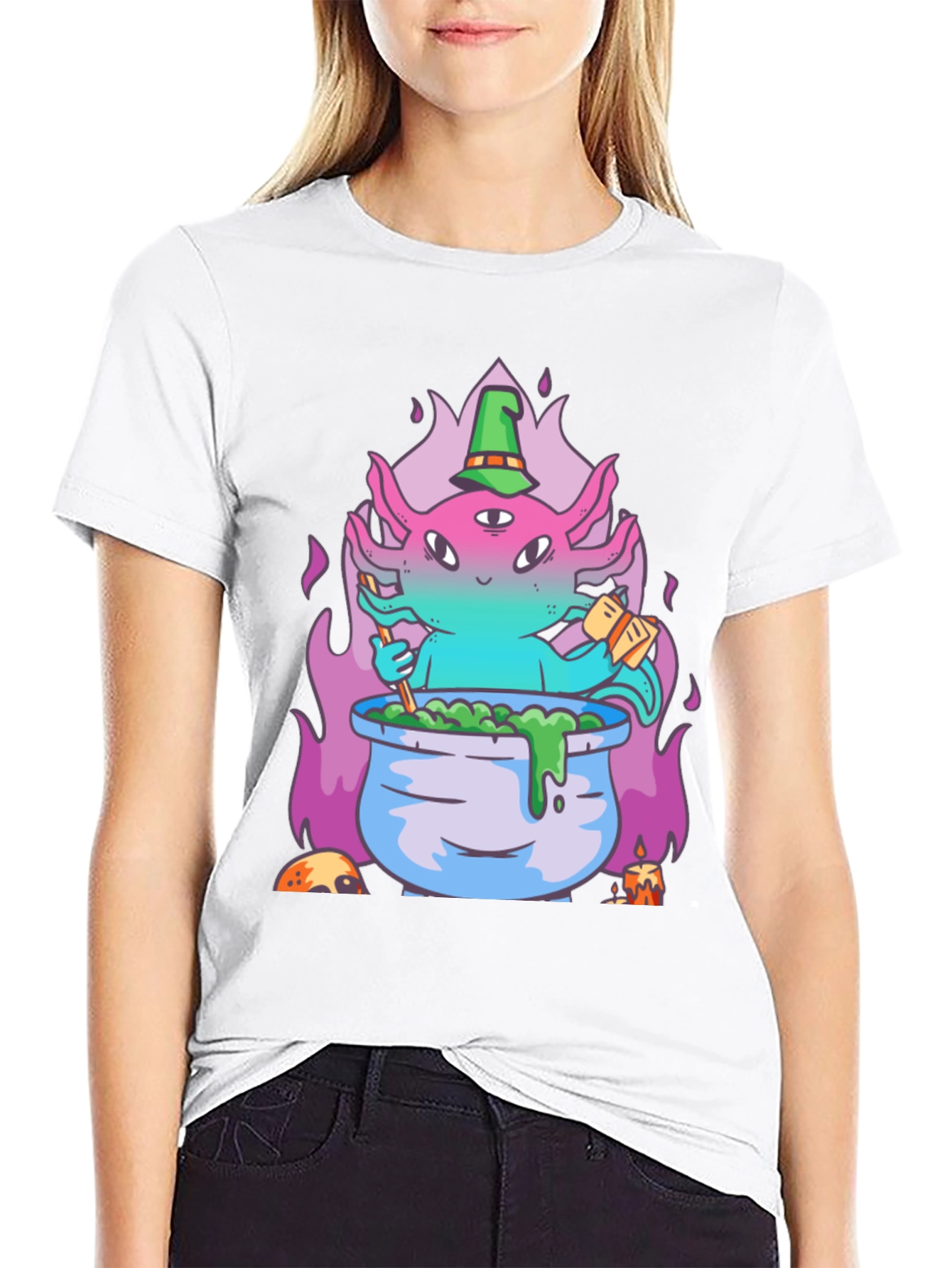 Witchy Axolotl Brew T-Shirt