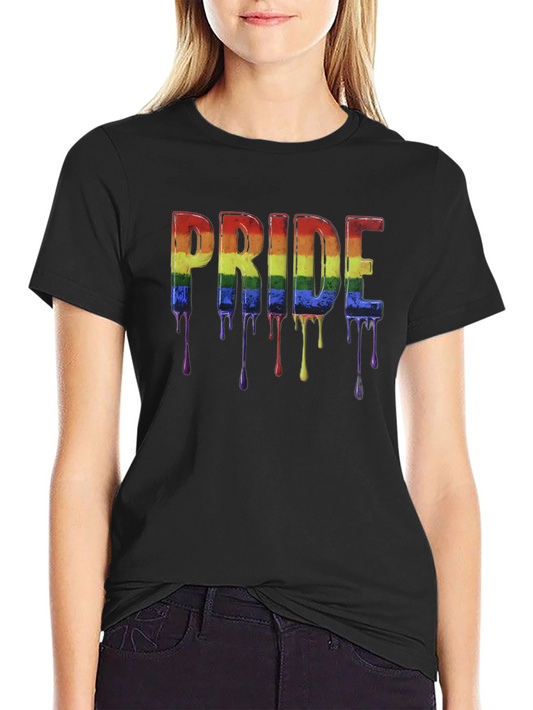 Pride Rainbow Drip T-Shirt - LGBTQ+ Pride Month Tee