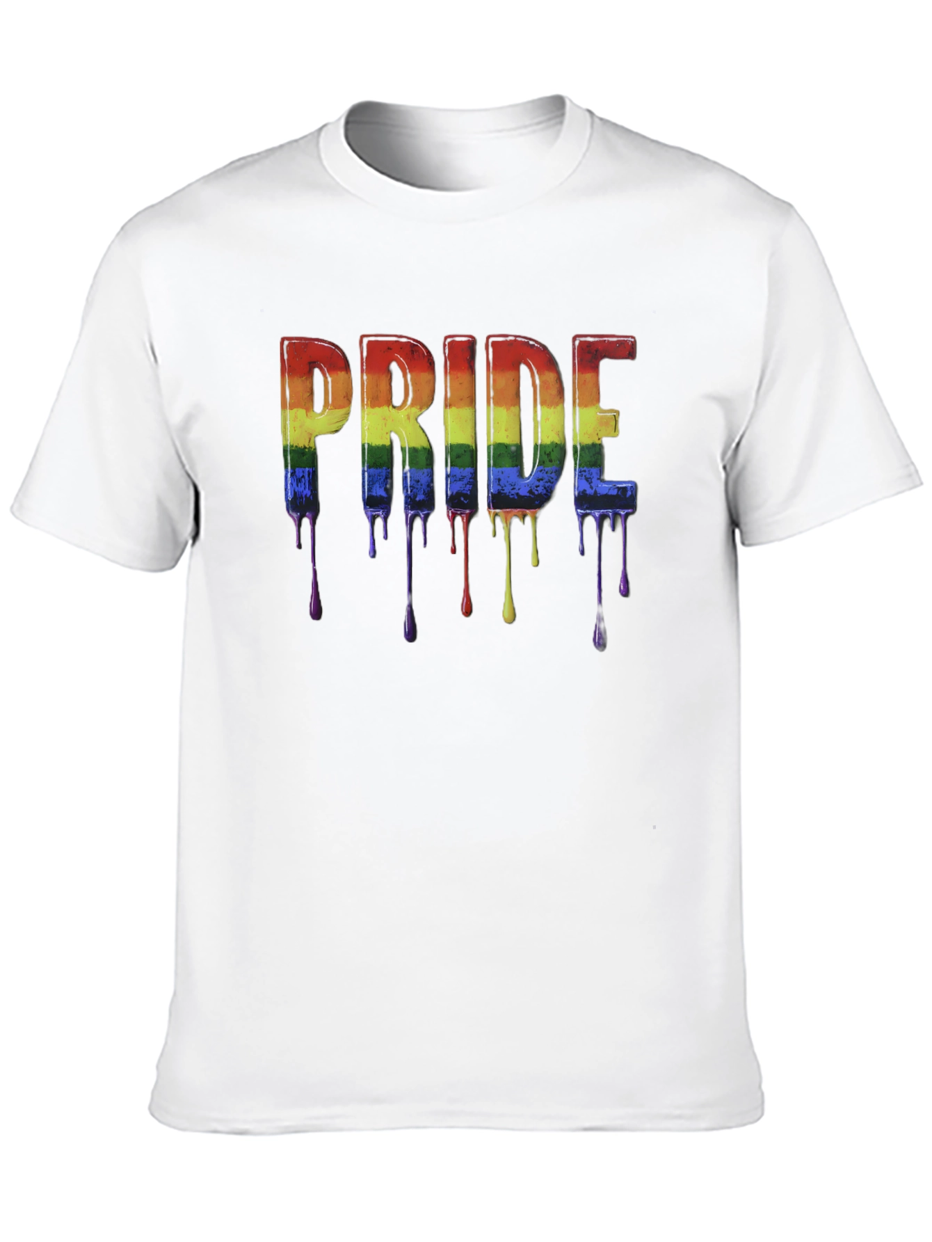 Pride Rainbow Drip T-Shirt - LGBTQ+ Pride Month Tee