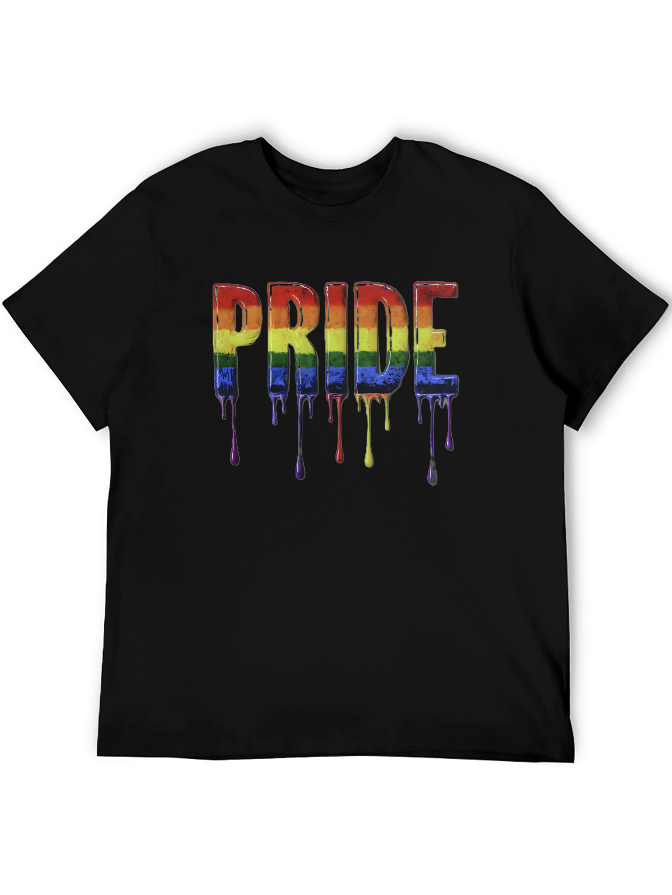 Pride Rainbow Drip T-Shirt - LGBTQ+ Pride Month Tee
