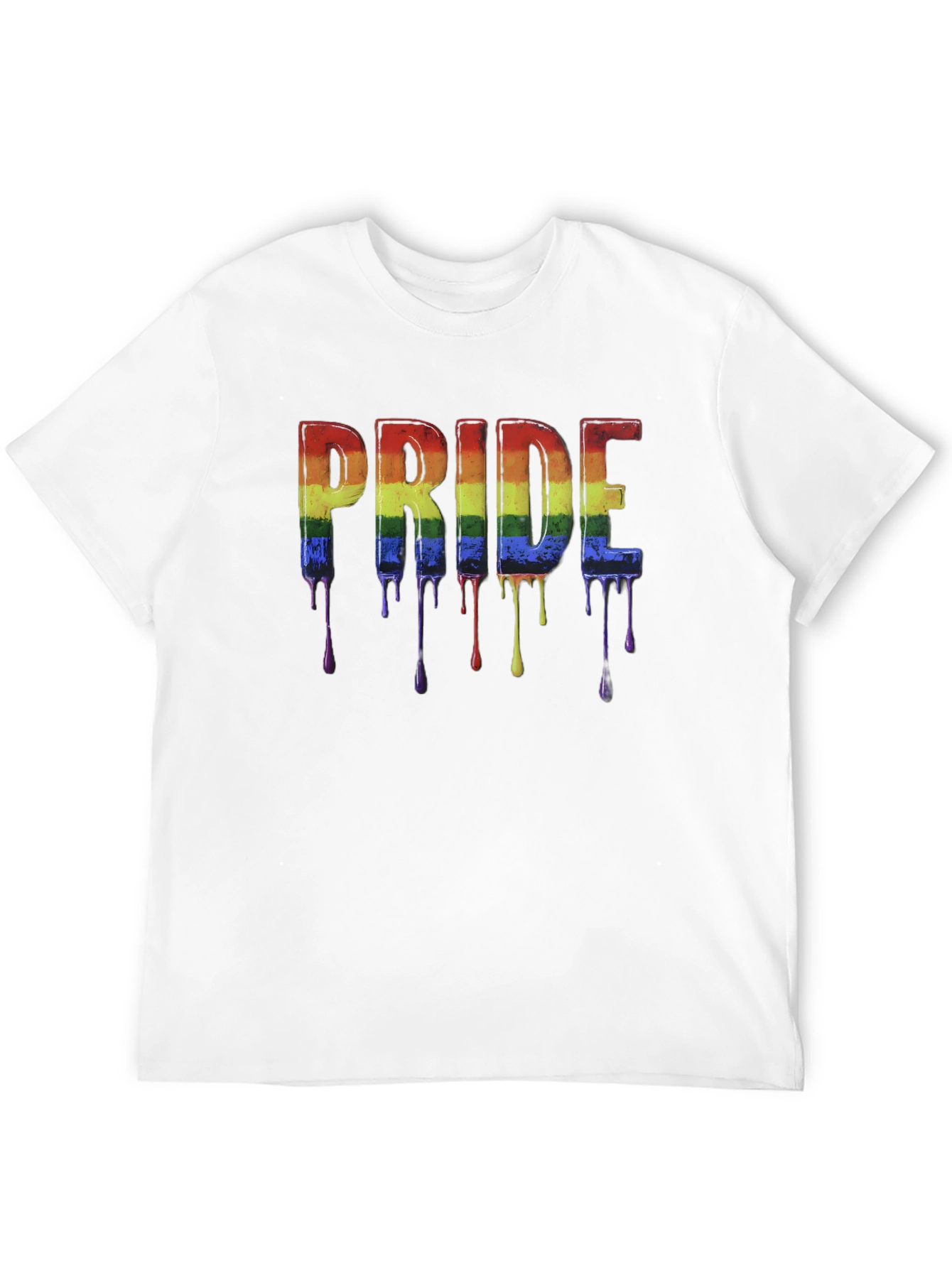 Pride Rainbow Drip T-Shirt - LGBTQ+ Pride Month Tee