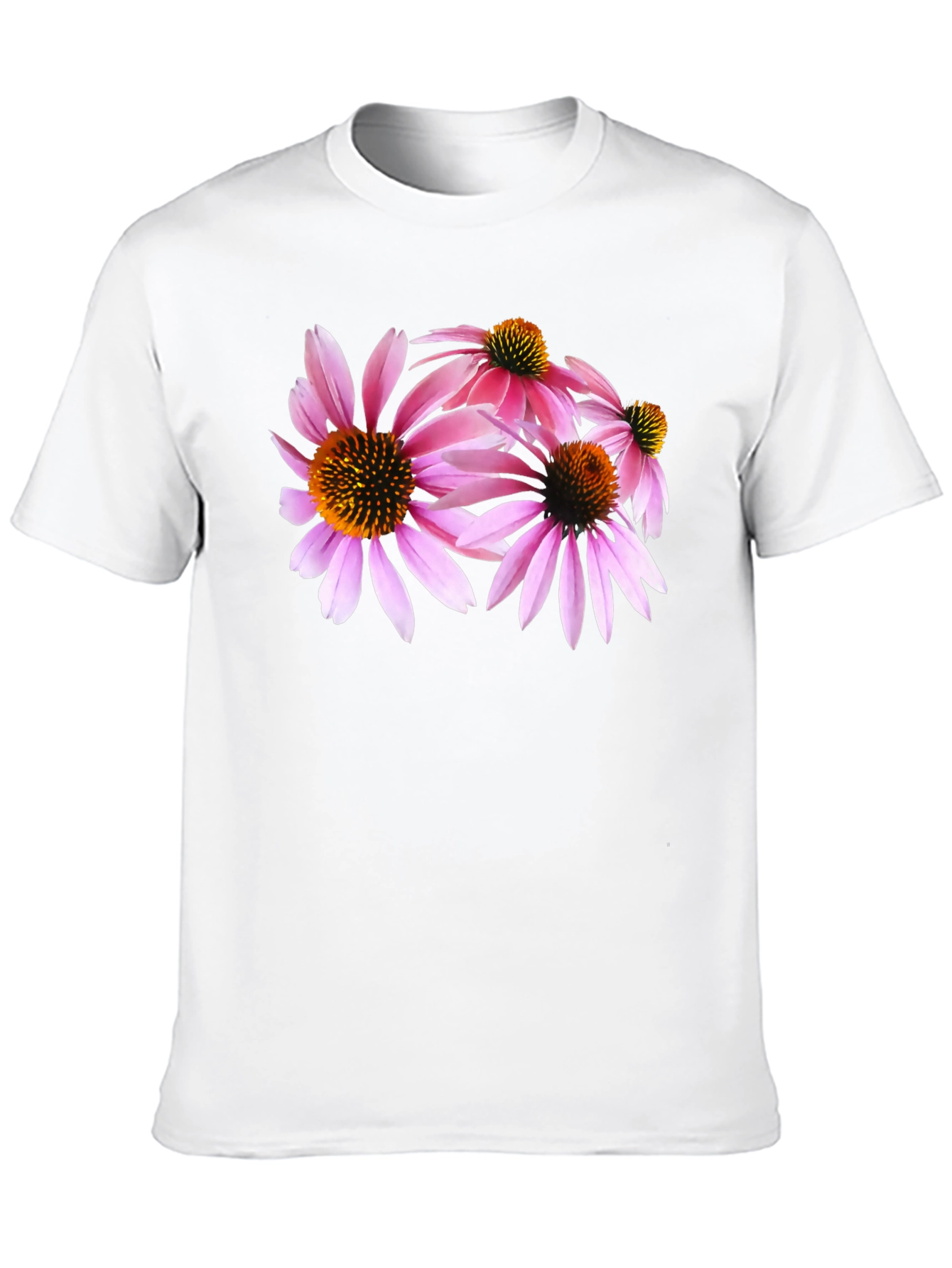 Floral Print Black T-Shirt - Trendy Casual Wear