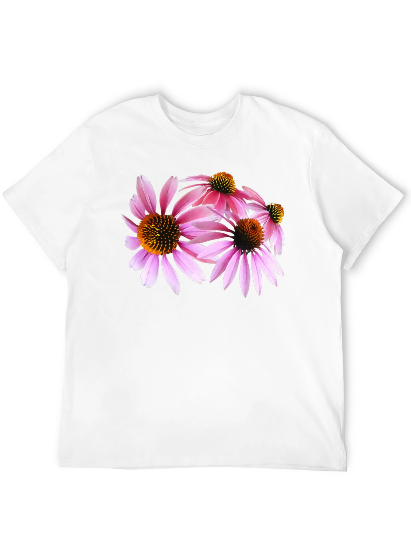 Floral Print Black T-Shirt - Trendy Casual Wear