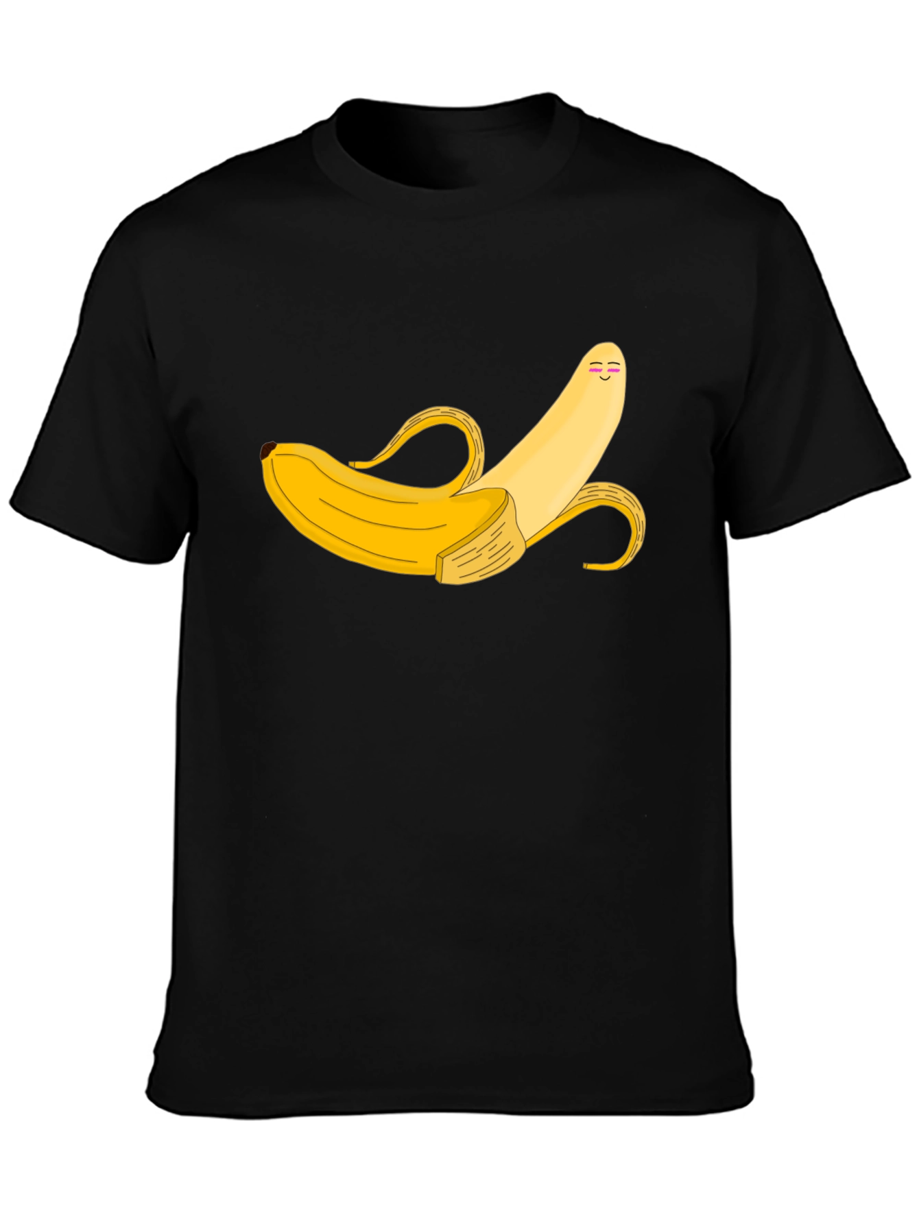 Banana Graphic Tee - Unique Cartoon Style