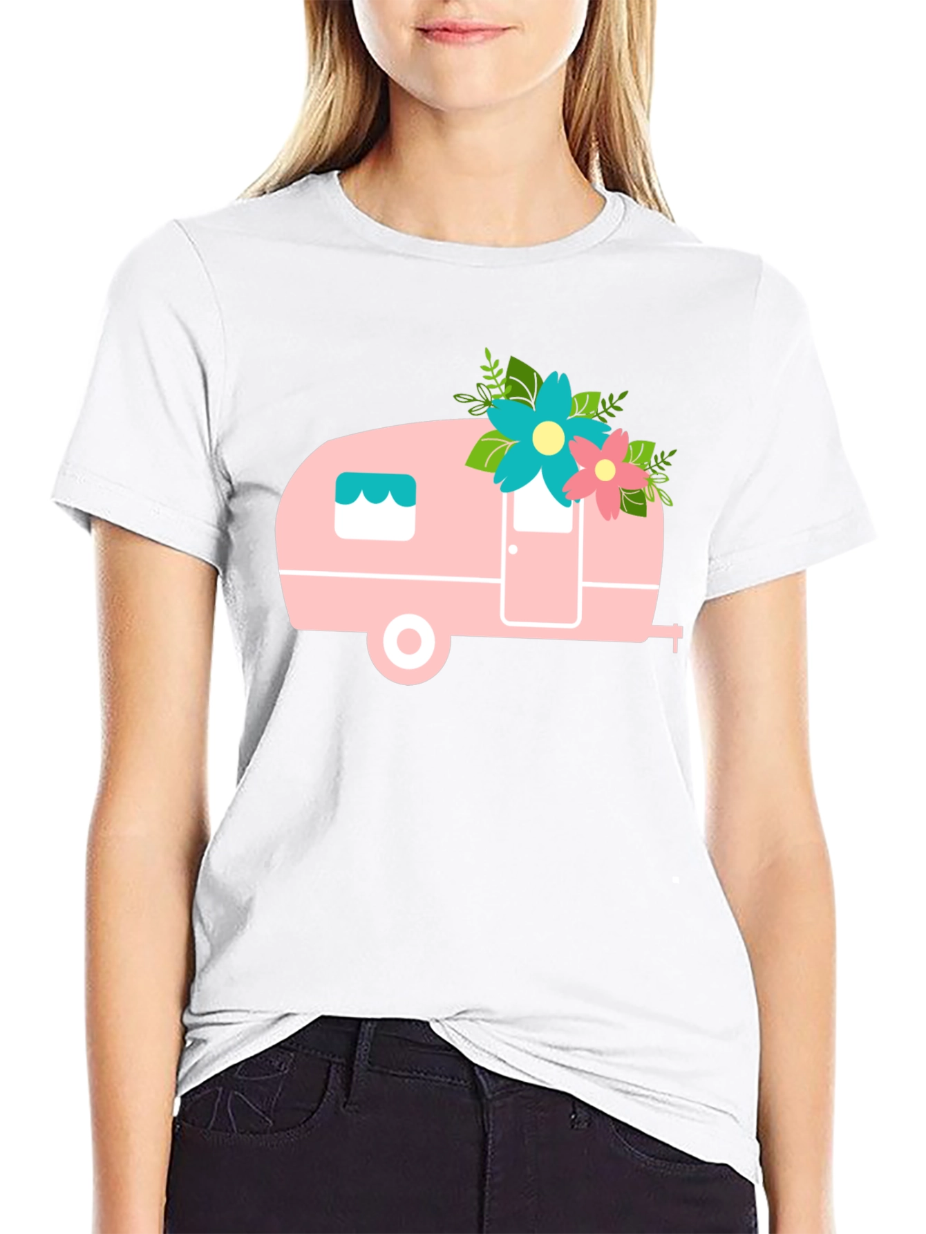 Black Camper Graphic Tee