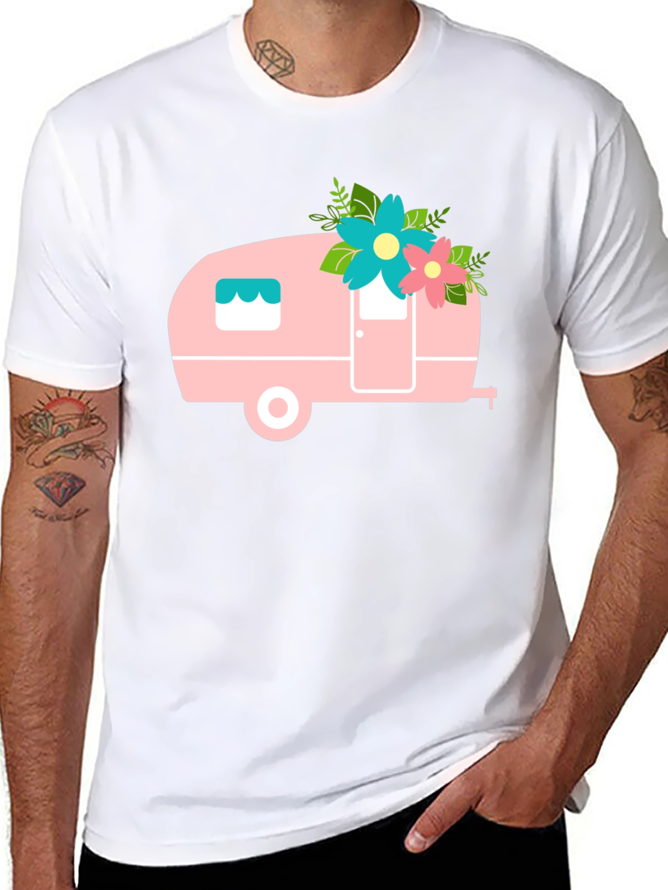 Black Camper Graphic Tee