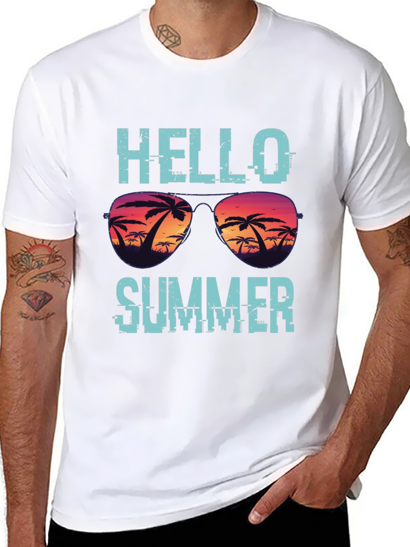 Hello Summer T-Shirt - Beach Vibes