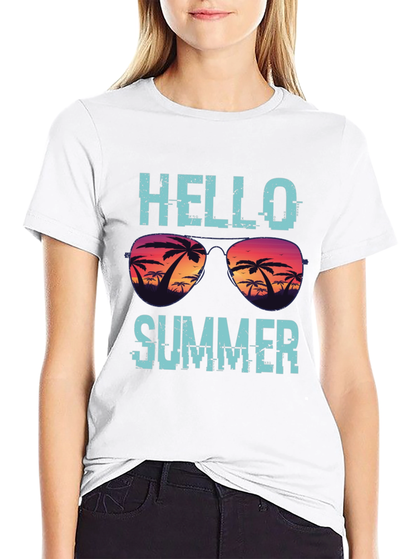 Hello Summer T-Shirt - Beach Vibes