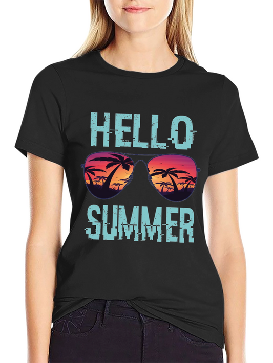 Hello Summer T-Shirt - Beach Vibes