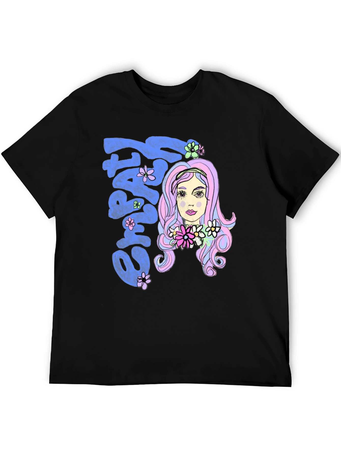 Groovy Empathy Graphic Tee - Black