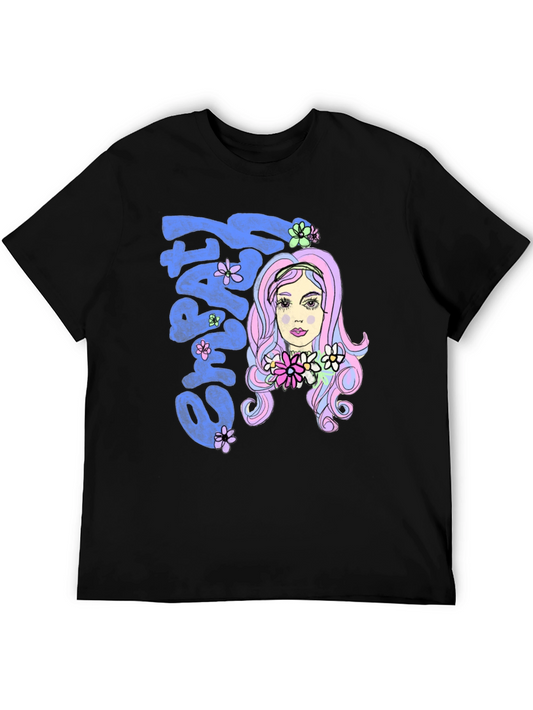 Groovy Empathy Graphic Tee - Black