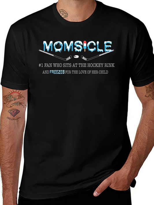 Momsicle Hockey Fan T-Shirt