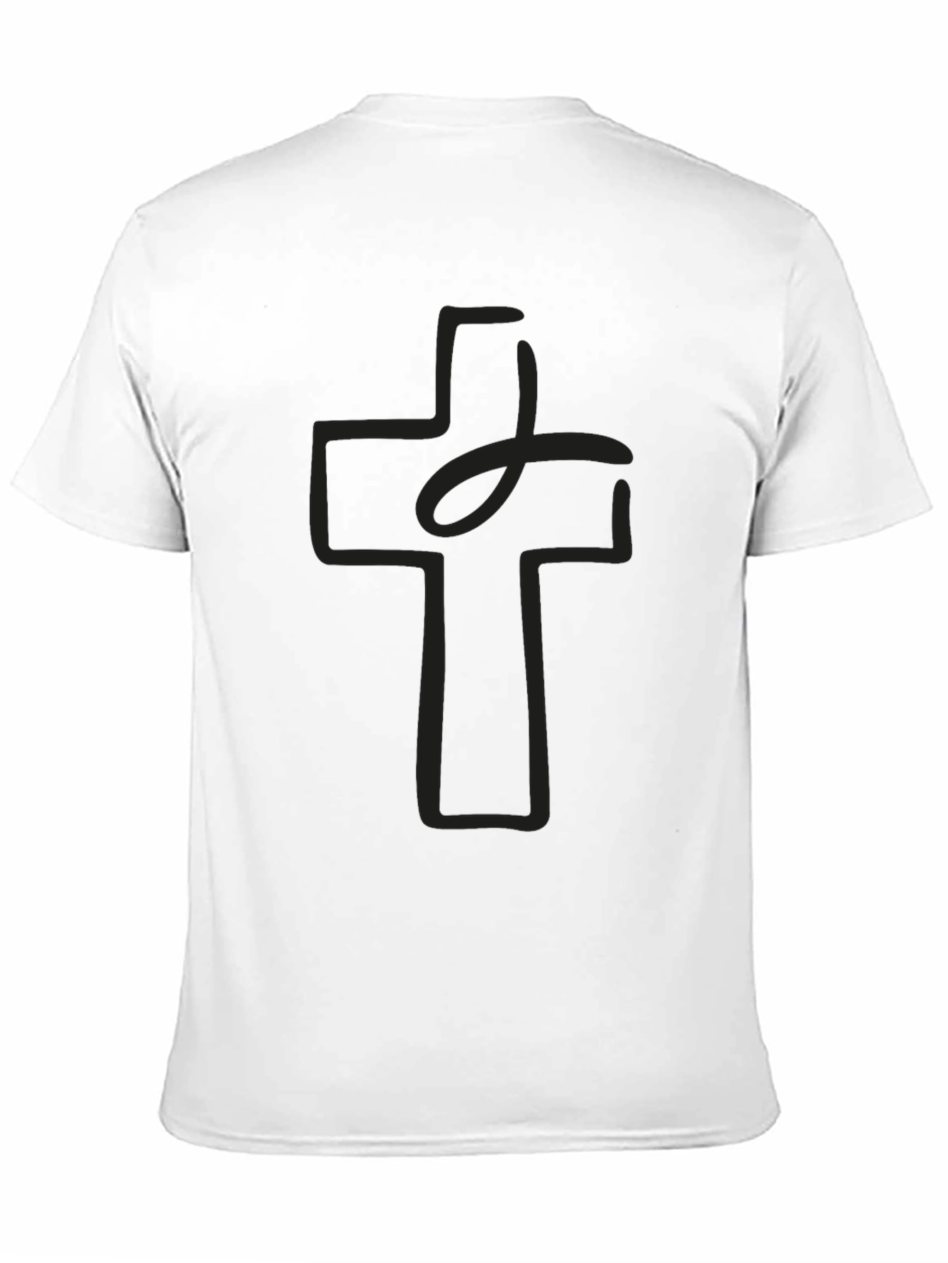 Faithful Cross Graphic Tee - Soft Cotton Blend