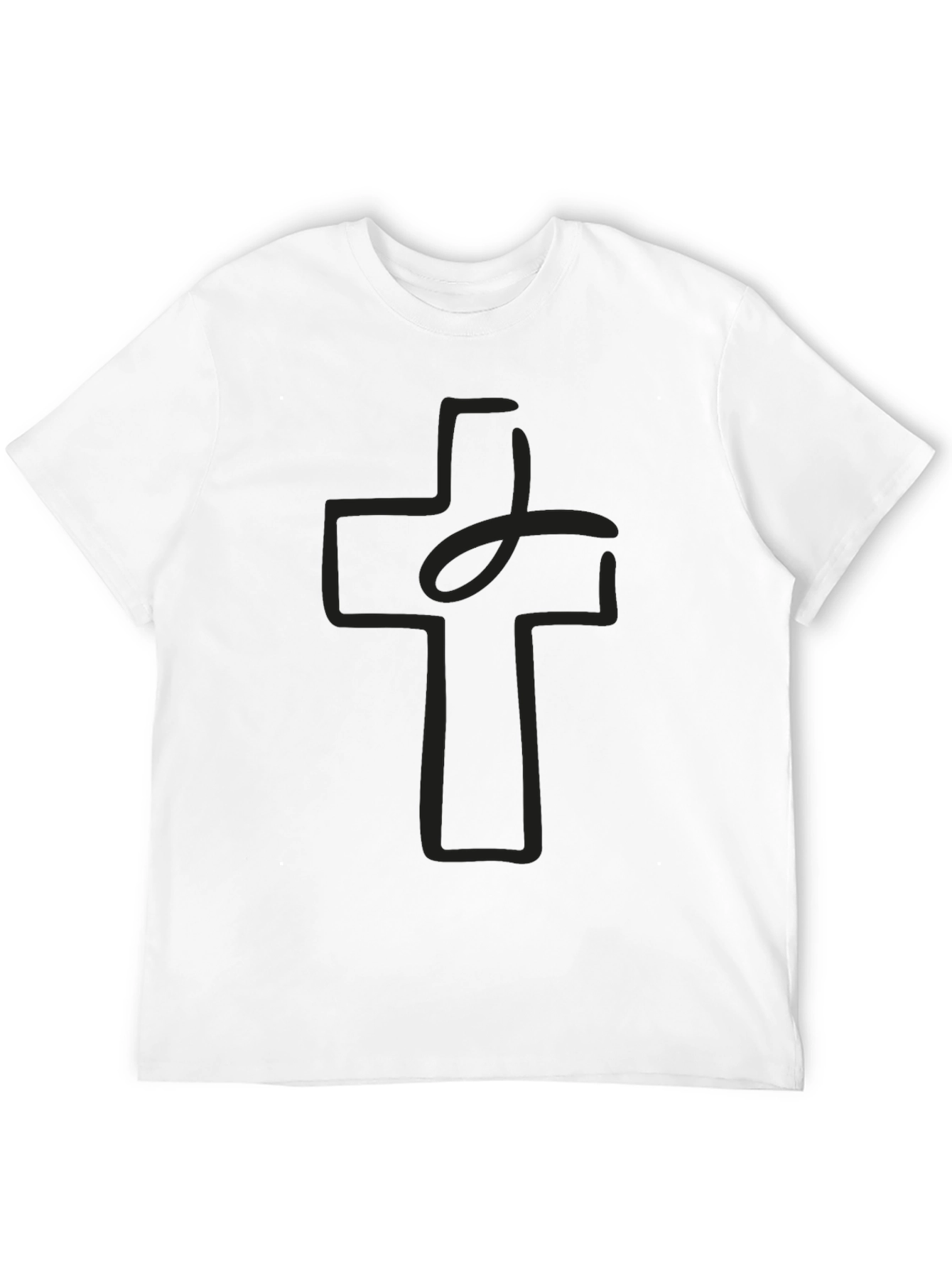 Faithful Cross Graphic Tee - Soft Cotton Blend