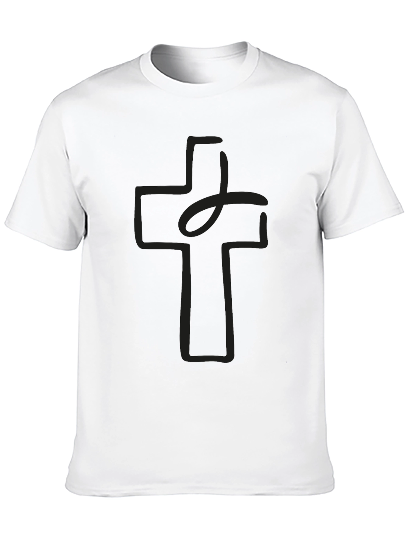 Faithful Cross Graphic Tee - Soft Cotton Blend