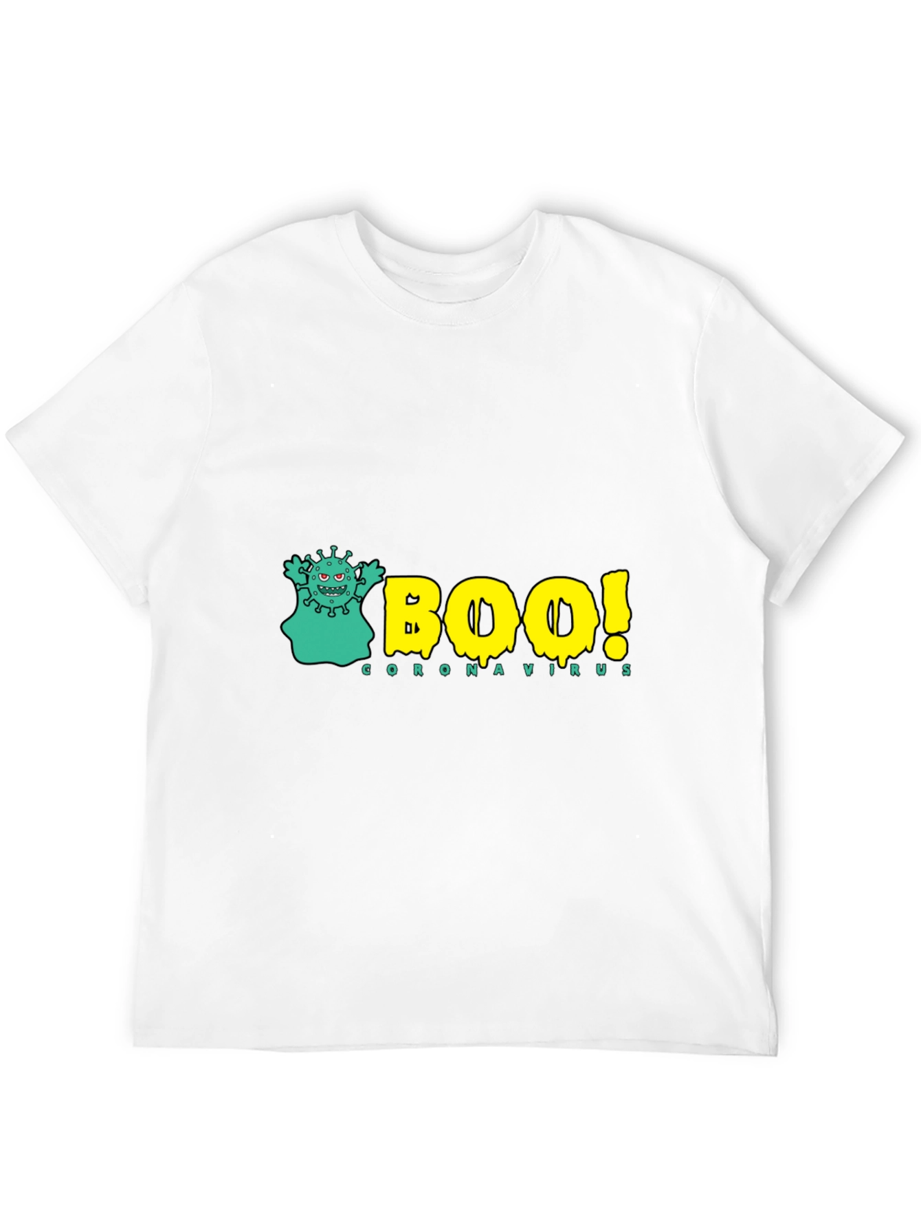 Boo Coronavirus Black T-Shirt