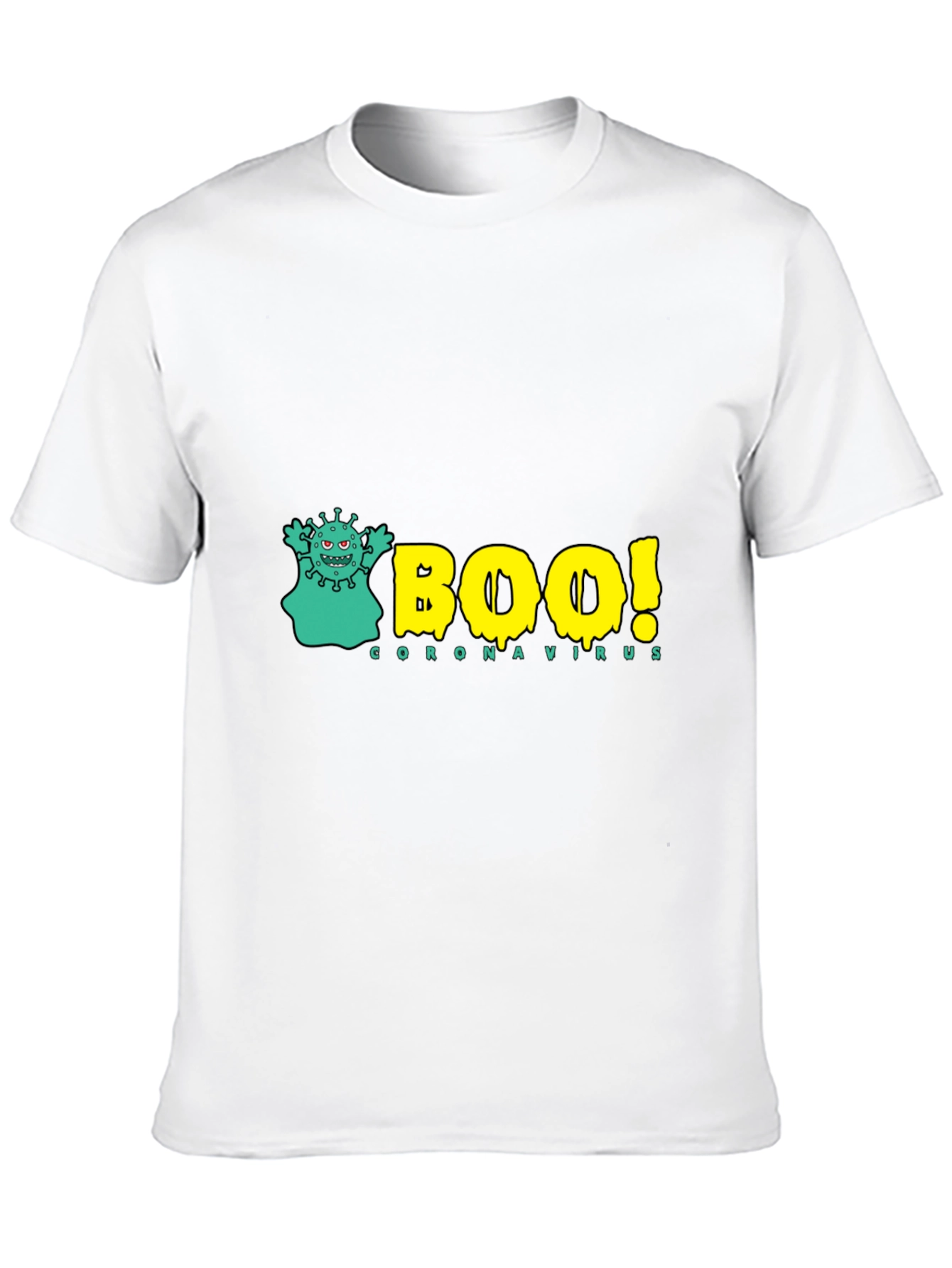 Boo Coronavirus Black T-Shirt